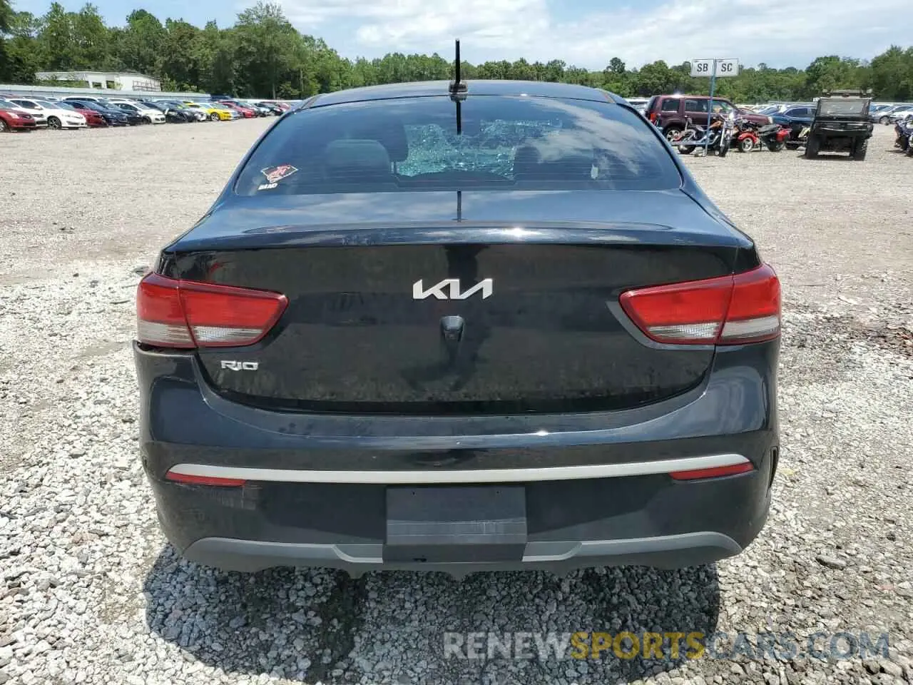 6 Photograph of a damaged car 3KPA24AD8NE449559 KIA RIO 2022