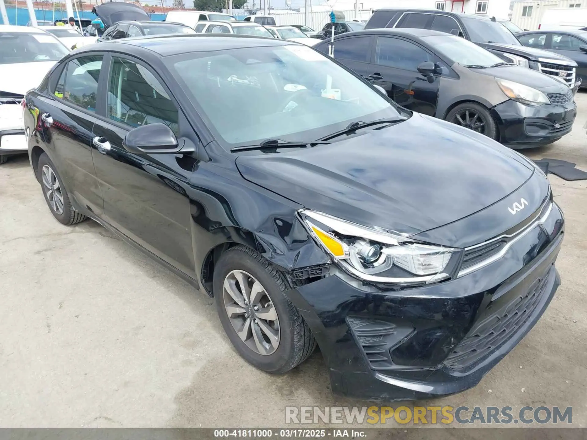 1 Фотография поврежденного автомобиля 3KPA24AD8NE453885 KIA RIO 2022