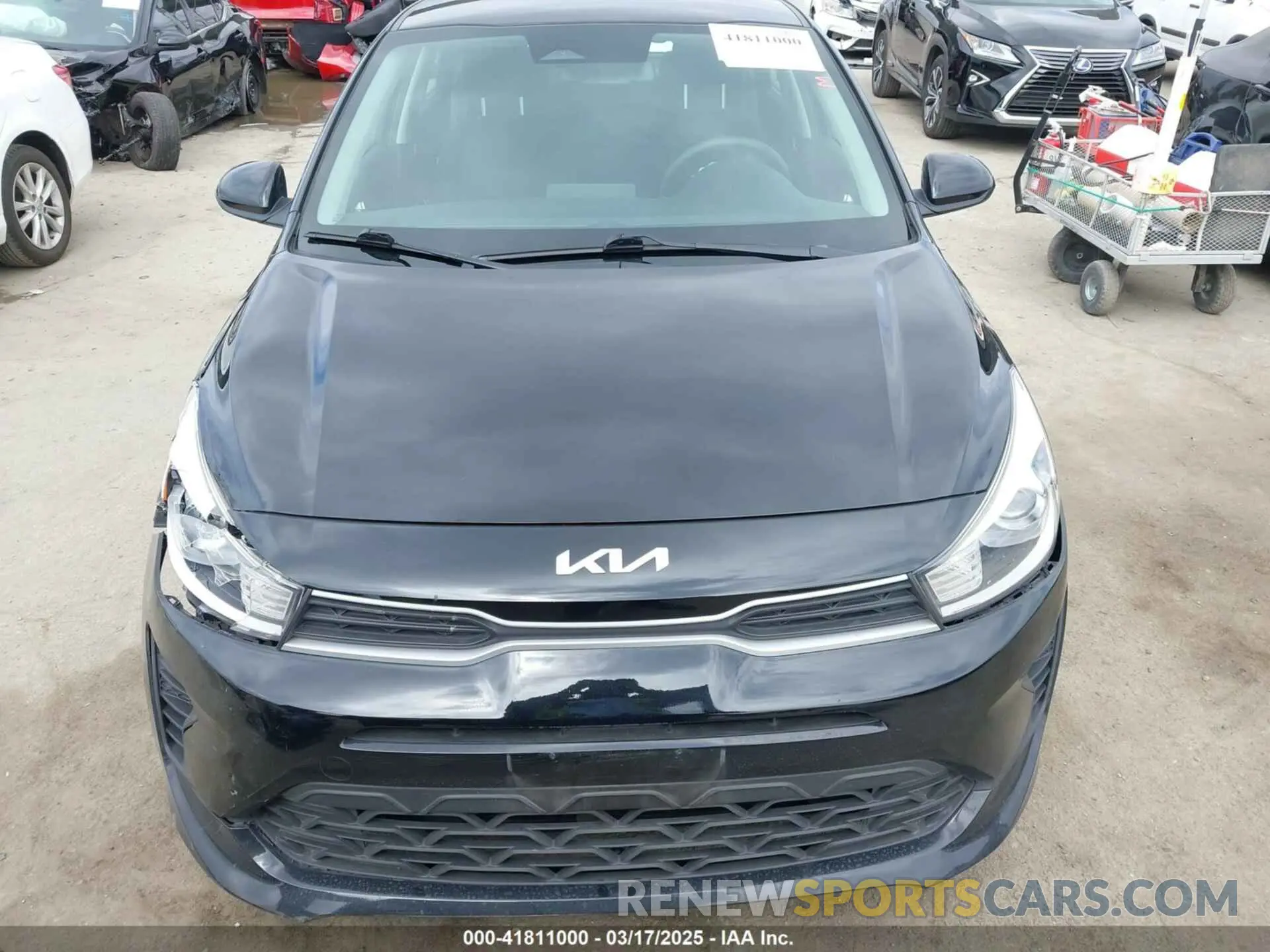 12 Фотография поврежденного автомобиля 3KPA24AD8NE453885 KIA RIO 2022