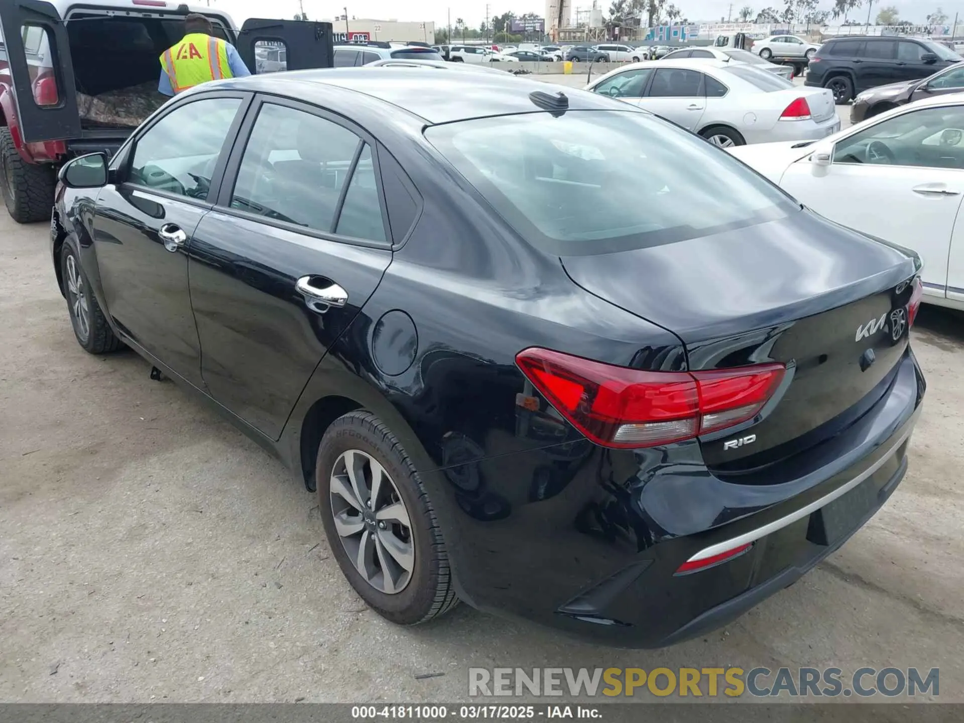 3 Фотография поврежденного автомобиля 3KPA24AD8NE453885 KIA RIO 2022