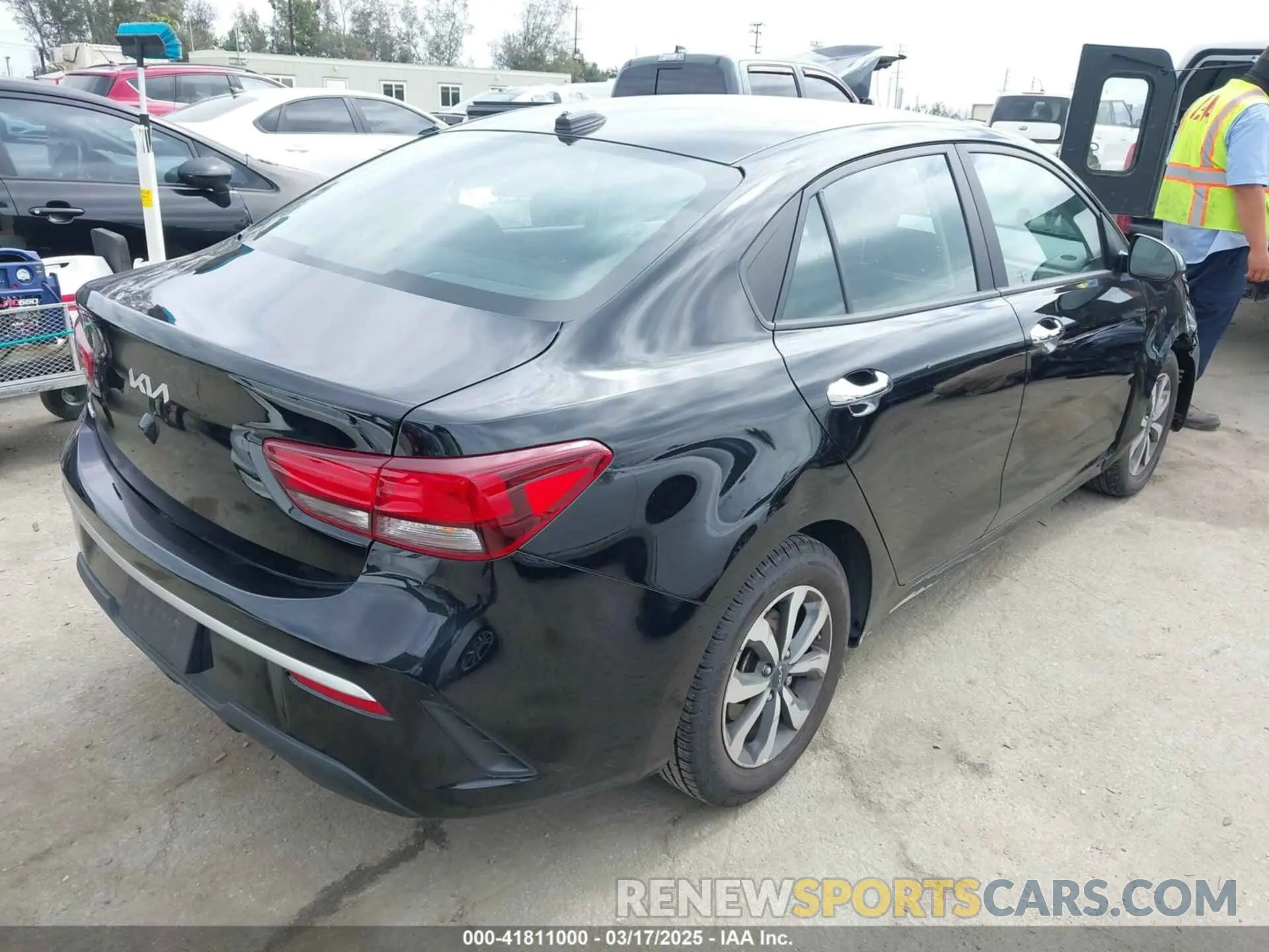 4 Фотография поврежденного автомобиля 3KPA24AD8NE453885 KIA RIO 2022