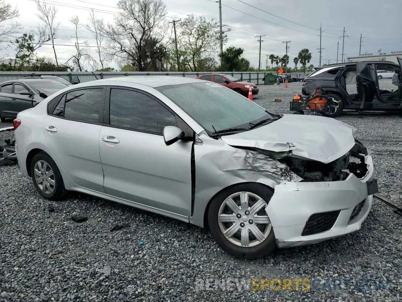 4 Фотография поврежденного автомобиля 3KPA24AD8NE484554 KIA RIO 2022