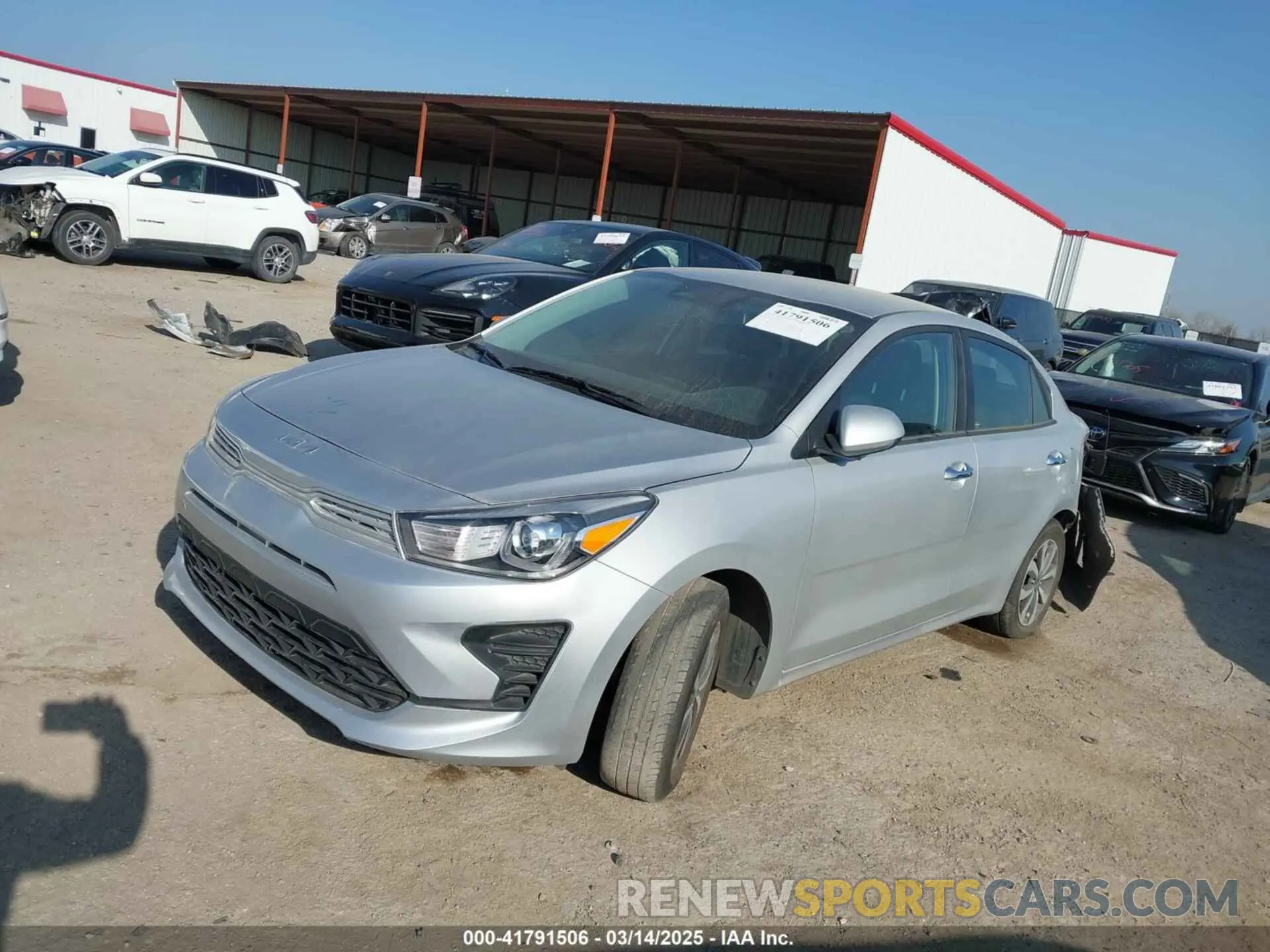 2 Фотография поврежденного автомобиля 3KPA24AD9NE441681 KIA RIO 2022