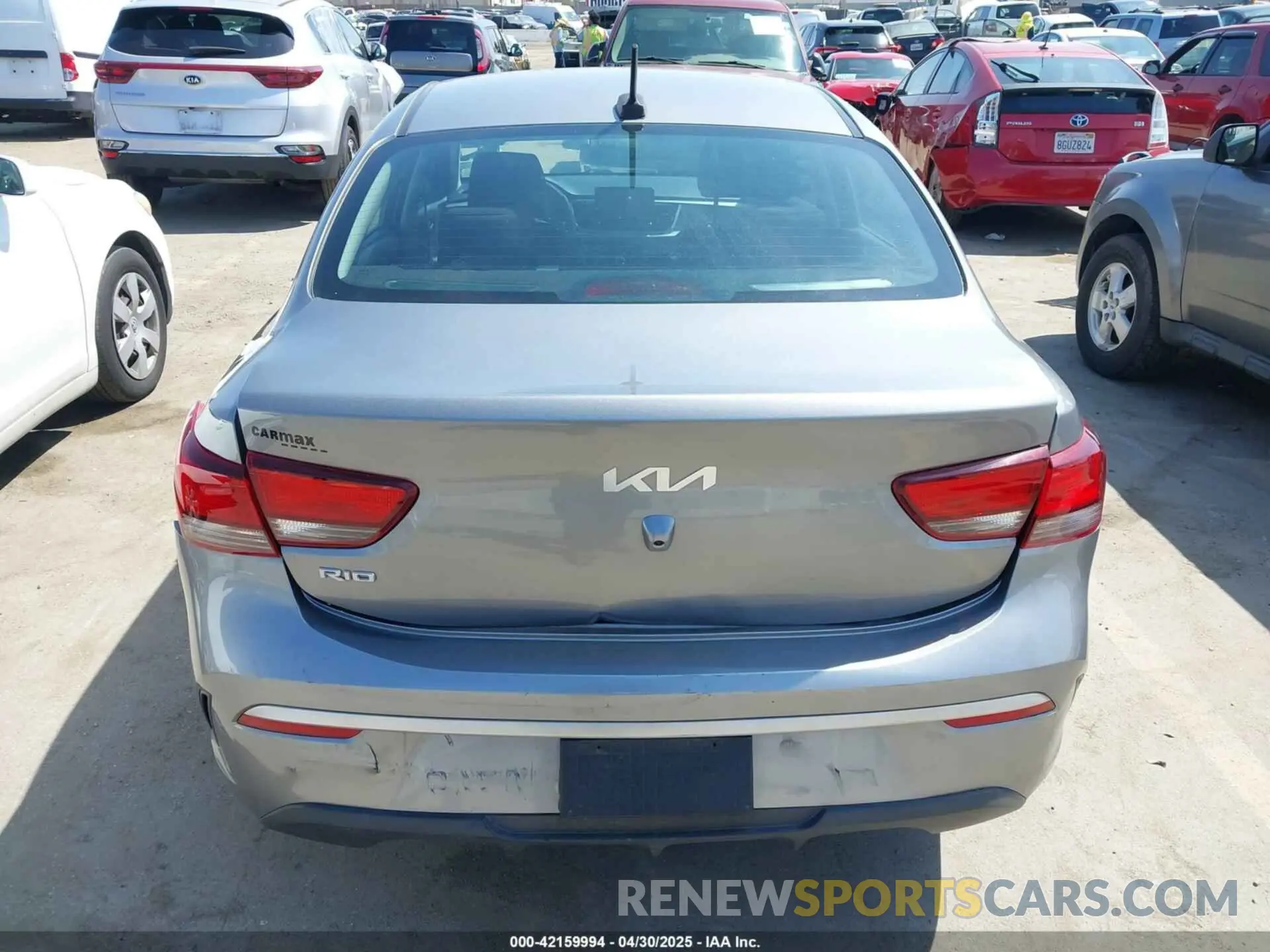 16 Photograph of a damaged car 3KPA24AD9NE477872 KIA RIO 2022