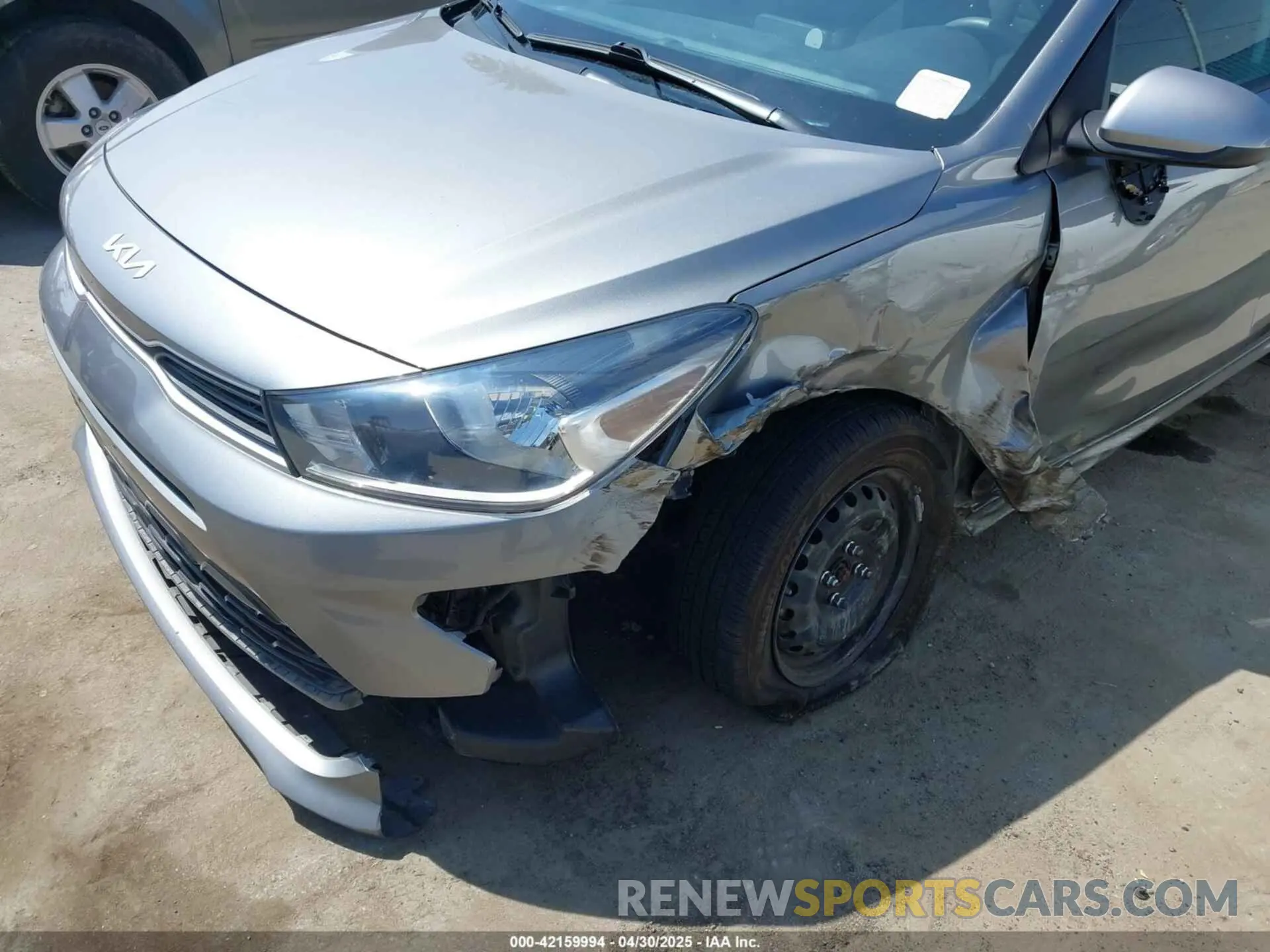 6 Photograph of a damaged car 3KPA24AD9NE477872 KIA RIO 2022