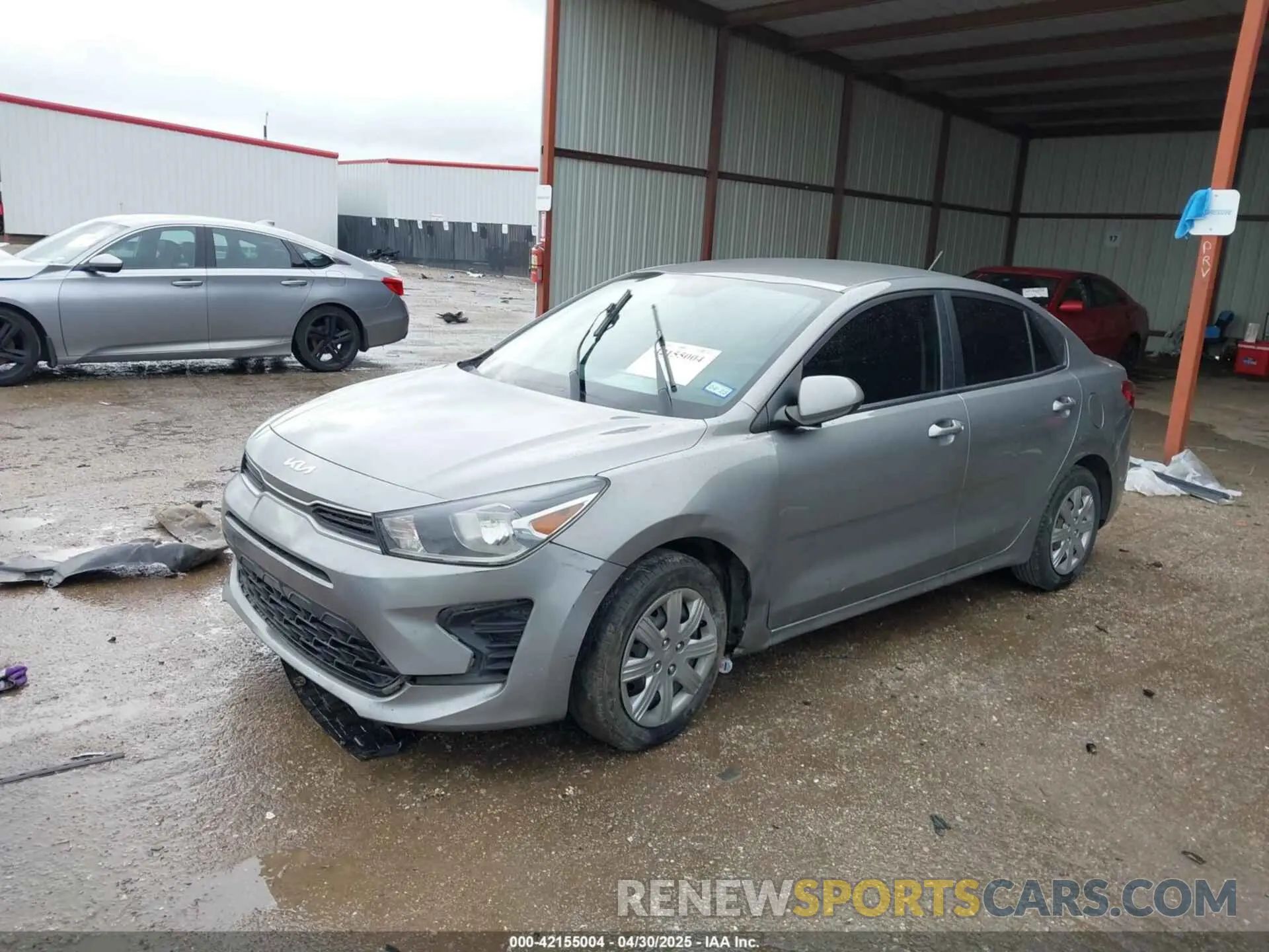 2 Photograph of a damaged car 3KPA24AD9NE478004 KIA RIO 2022