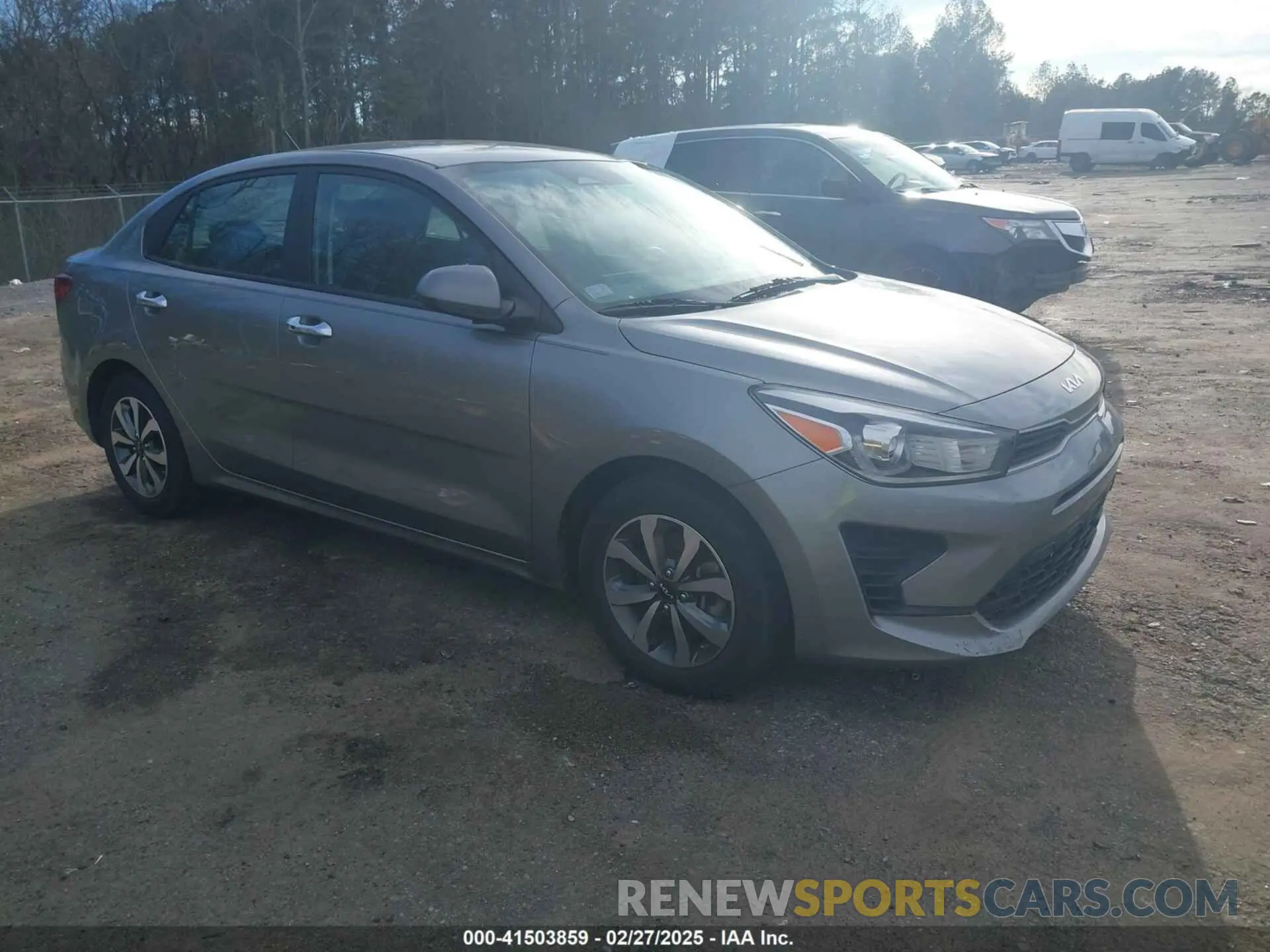 1 Photograph of a damaged car 3KPA24ADXNE458764 KIA RIO 2022