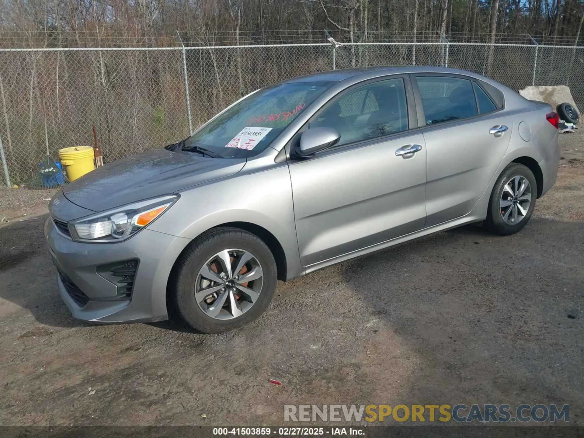 2 Photograph of a damaged car 3KPA24ADXNE458764 KIA RIO 2022