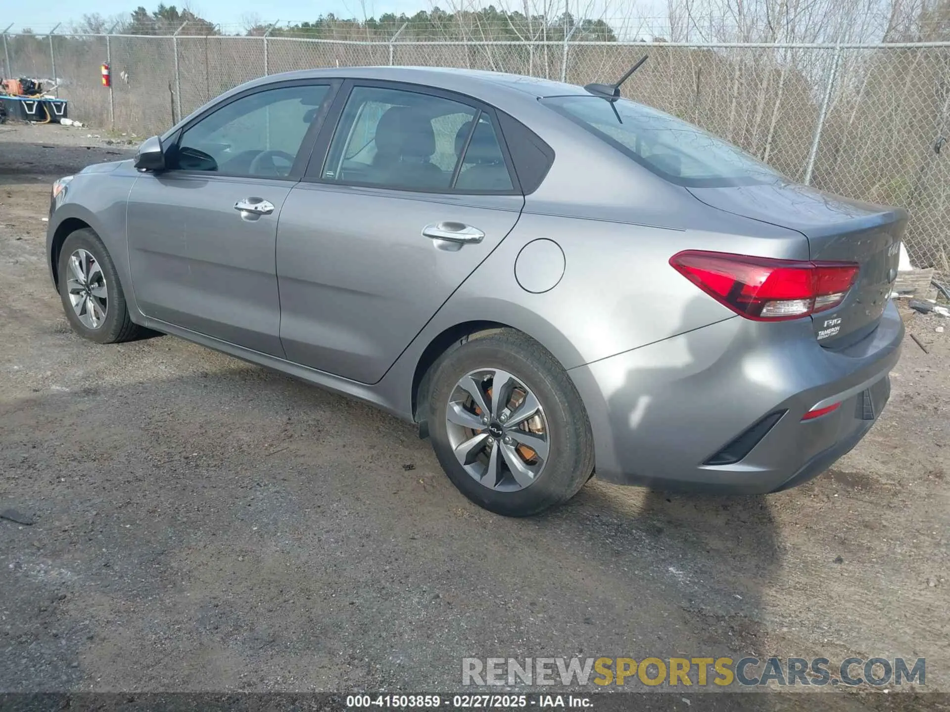 3 Photograph of a damaged car 3KPA24ADXNE458764 KIA RIO 2022