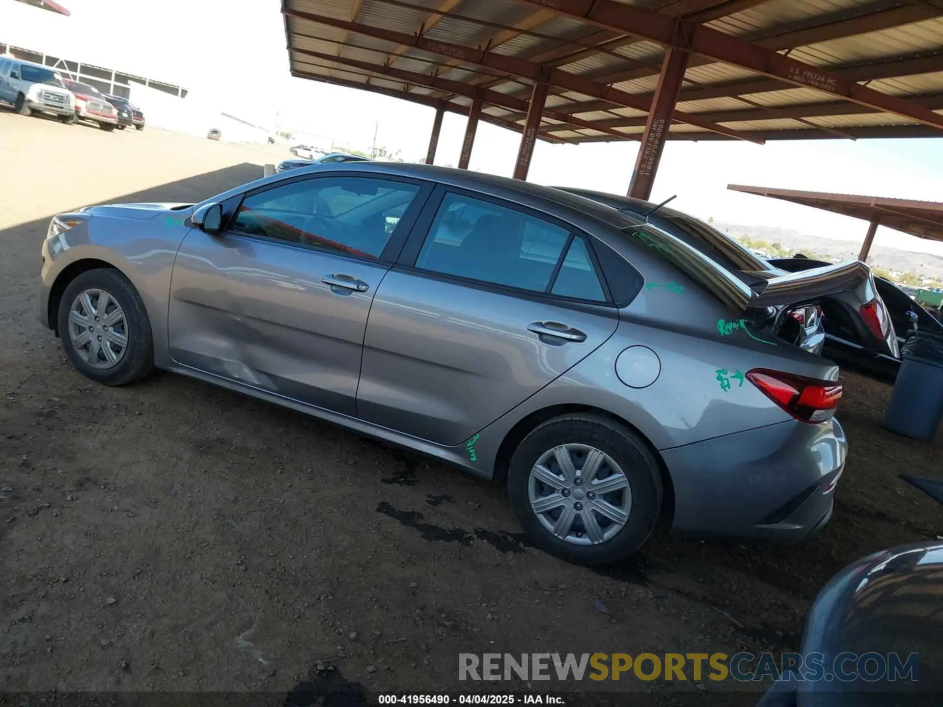 3 Photograph of a damaged car 3KPA24AD0PE513600 KIA RIO 2023