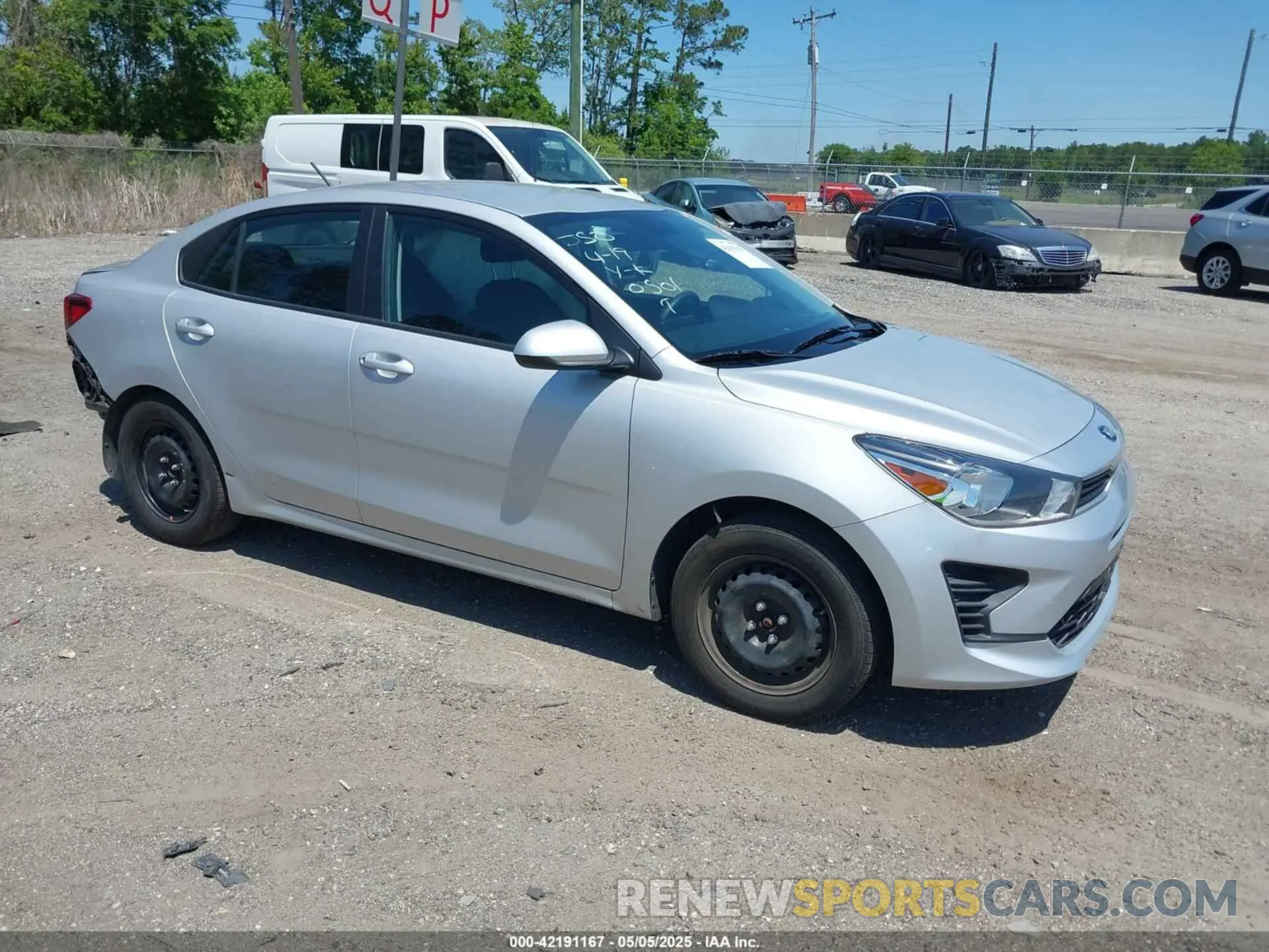 1 Photograph of a damaged car 3KPA24AD0PE520501 KIA RIO 2023