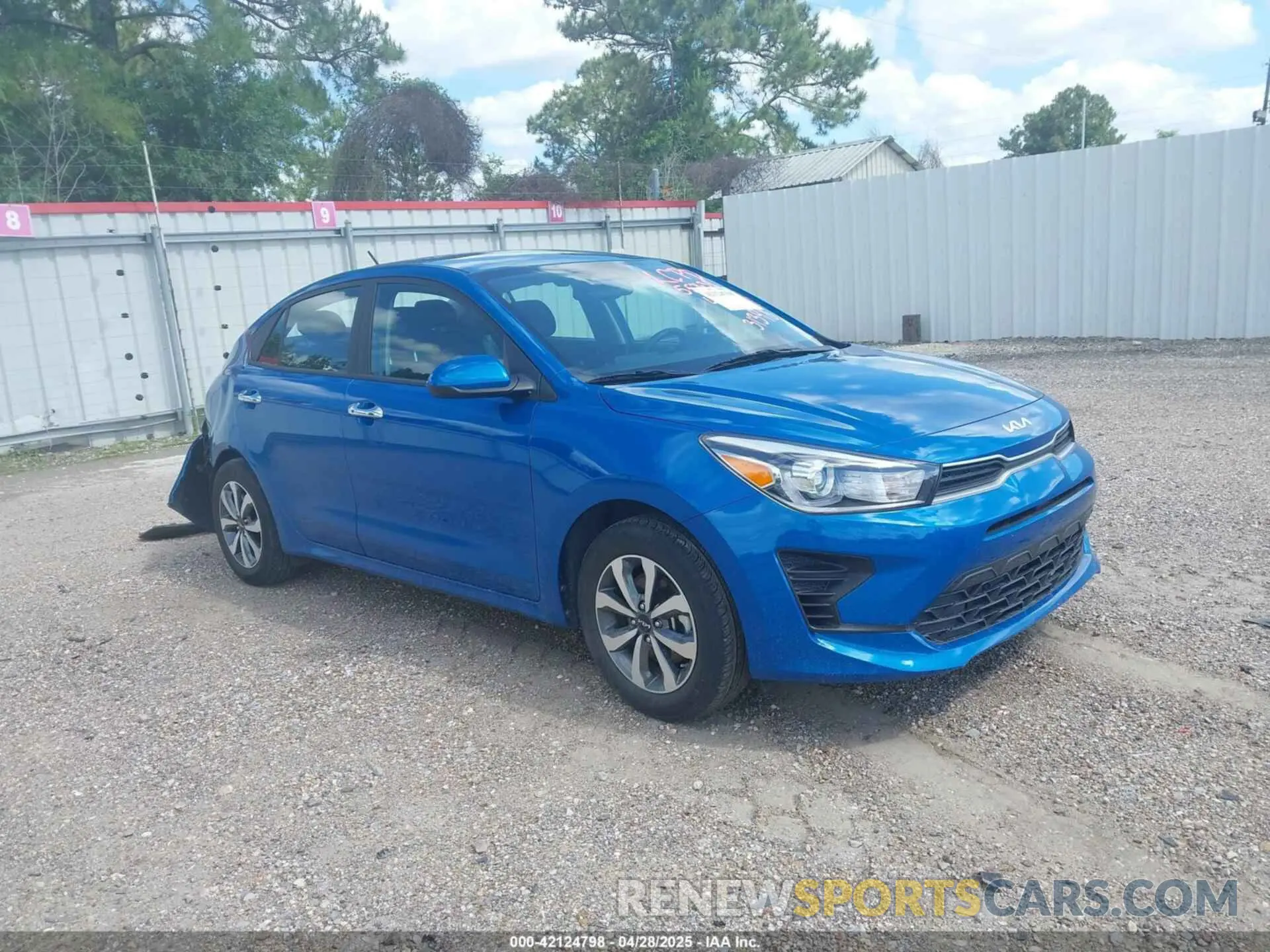 1 Photograph of a damaged car 3KPA24AD0PE552638 KIA RIO 2023