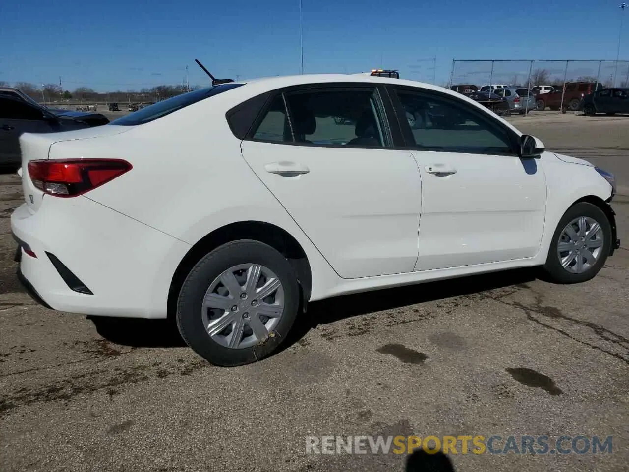 3 Photograph of a damaged car 3KPA24AD0PE553367 KIA RIO 2023