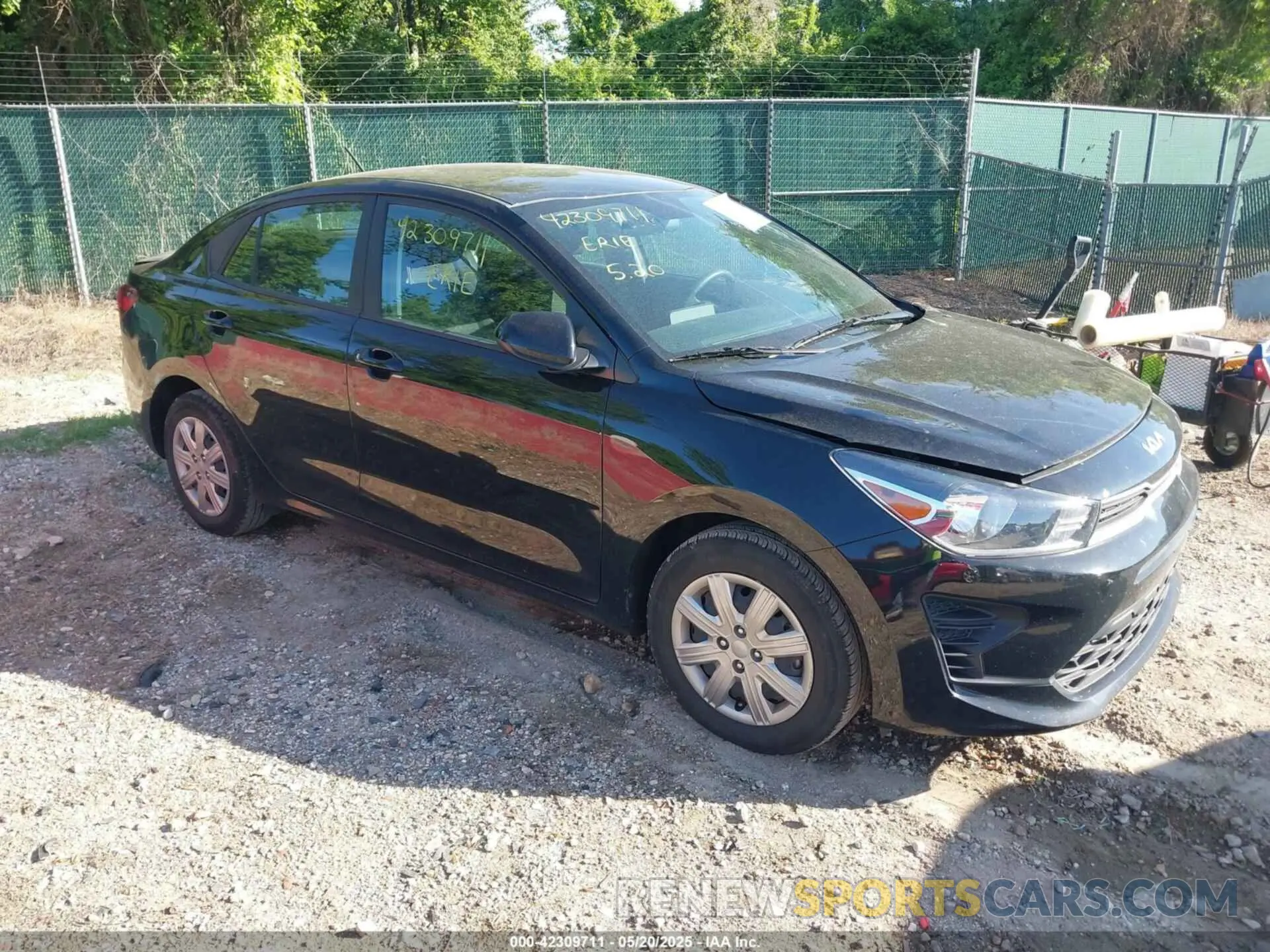 1 Photograph of a damaged car 3KPA24AD0PE594565 KIA RIO 2023