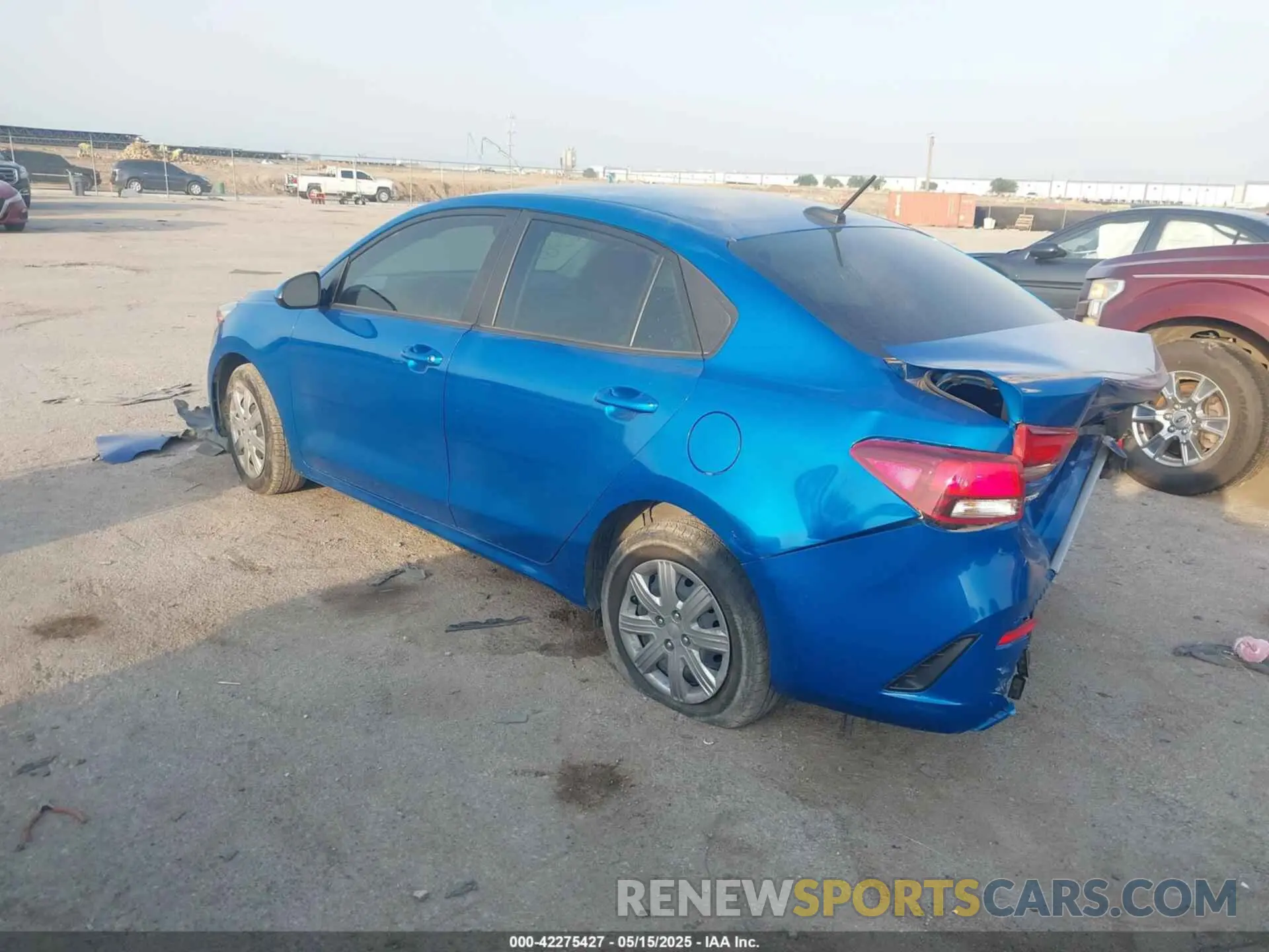 3 Photograph of a damaged car 3KPA24AD1PE541860 KIA RIO 2023