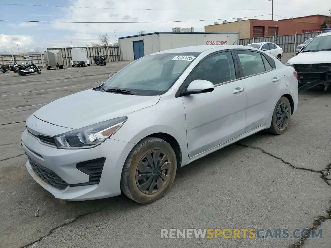 1 Photograph of a damaged car 3KPA24AD1PE544368 KIA RIO 2023