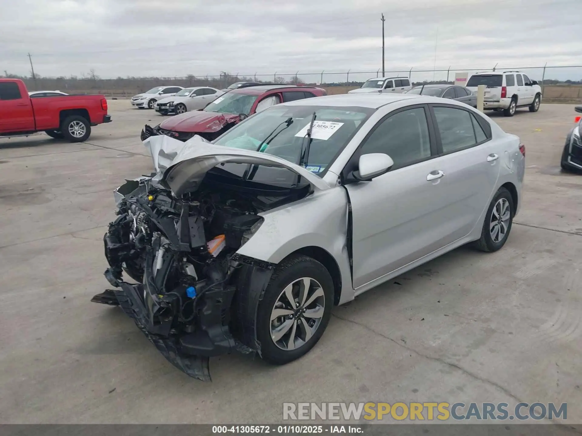 2 Фотография поврежденного автомобиля 3KPA24AD1PE584224 KIA RIO 2023