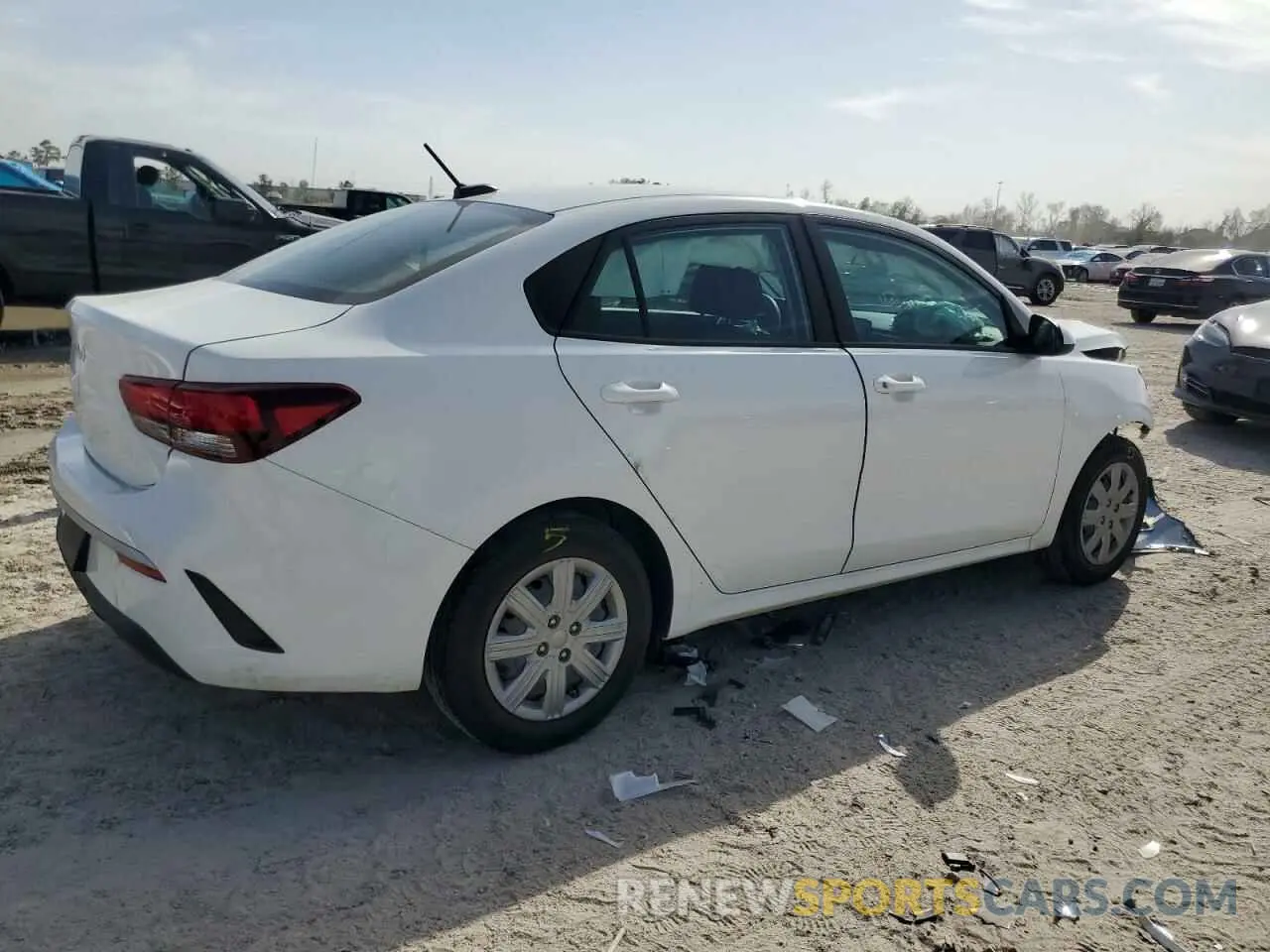 3 Photograph of a damaged car 3KPA24AD1PE597734 KIA RIO 2023