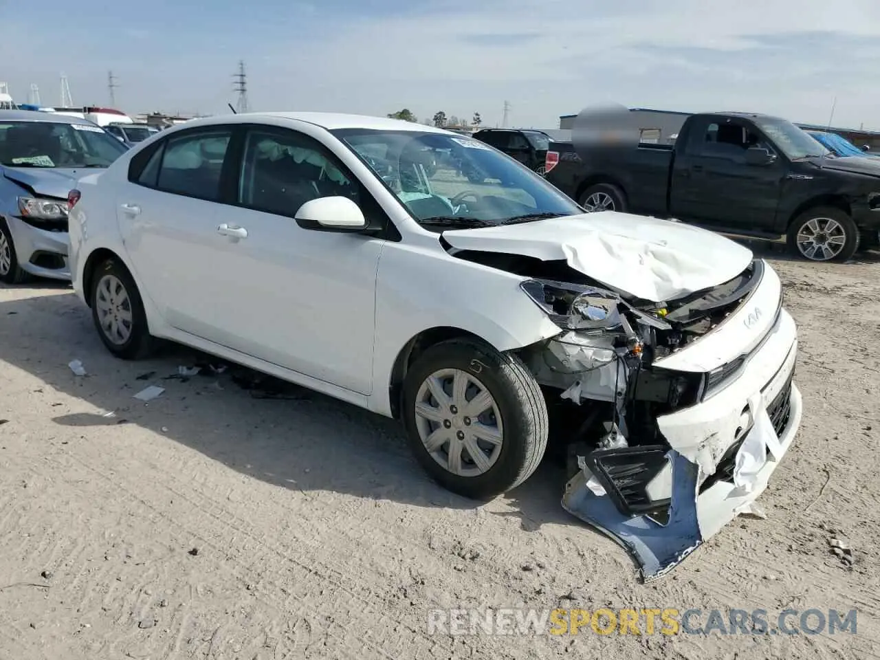 4 Photograph of a damaged car 3KPA24AD1PE597734 KIA RIO 2023