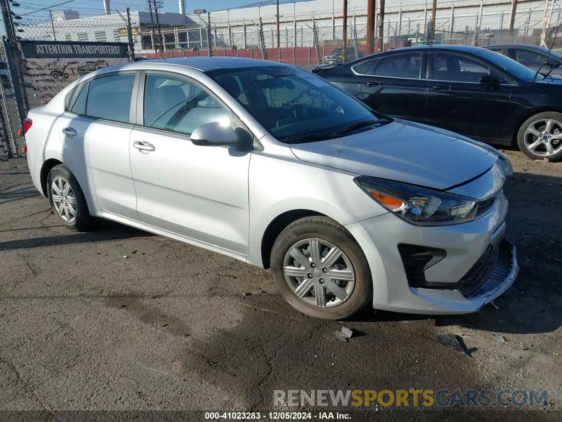 1 Photograph of a damaged car 3KPA24AD1PE599290 KIA RIO 2023