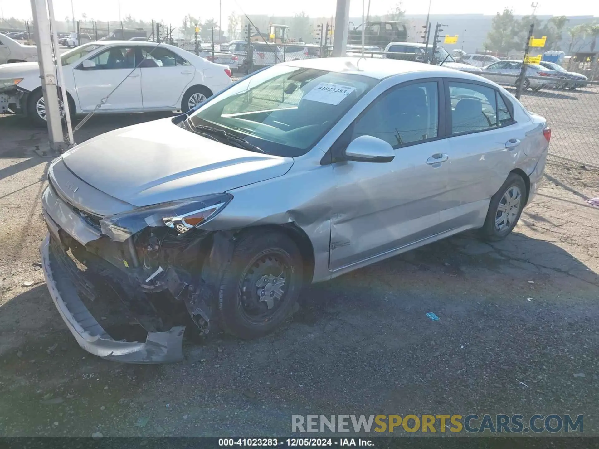 2 Photograph of a damaged car 3KPA24AD1PE599290 KIA RIO 2023