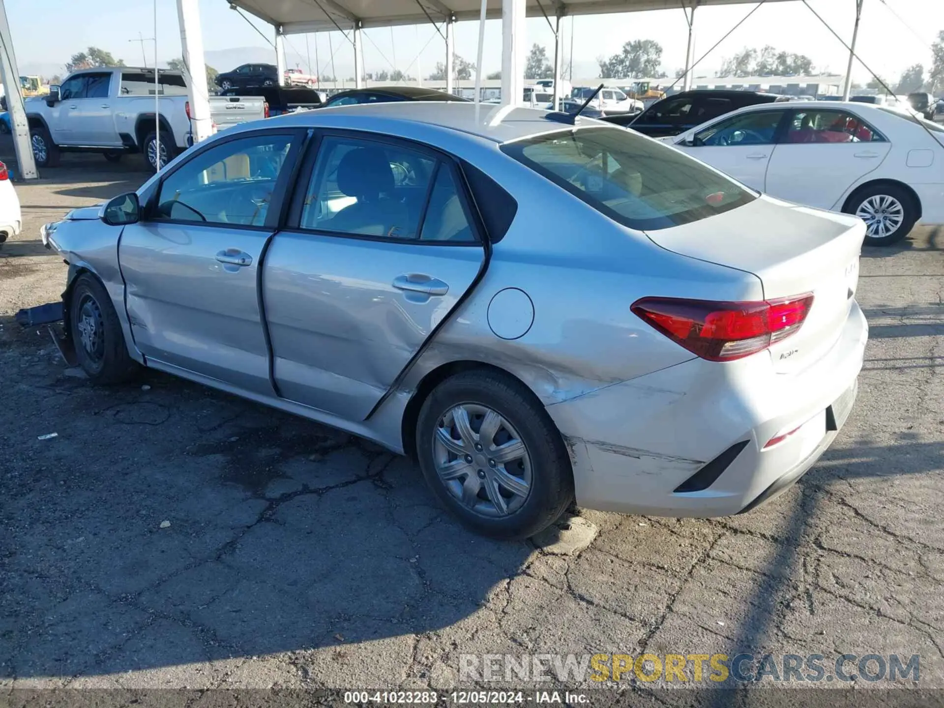 3 Photograph of a damaged car 3KPA24AD1PE599290 KIA RIO 2023
