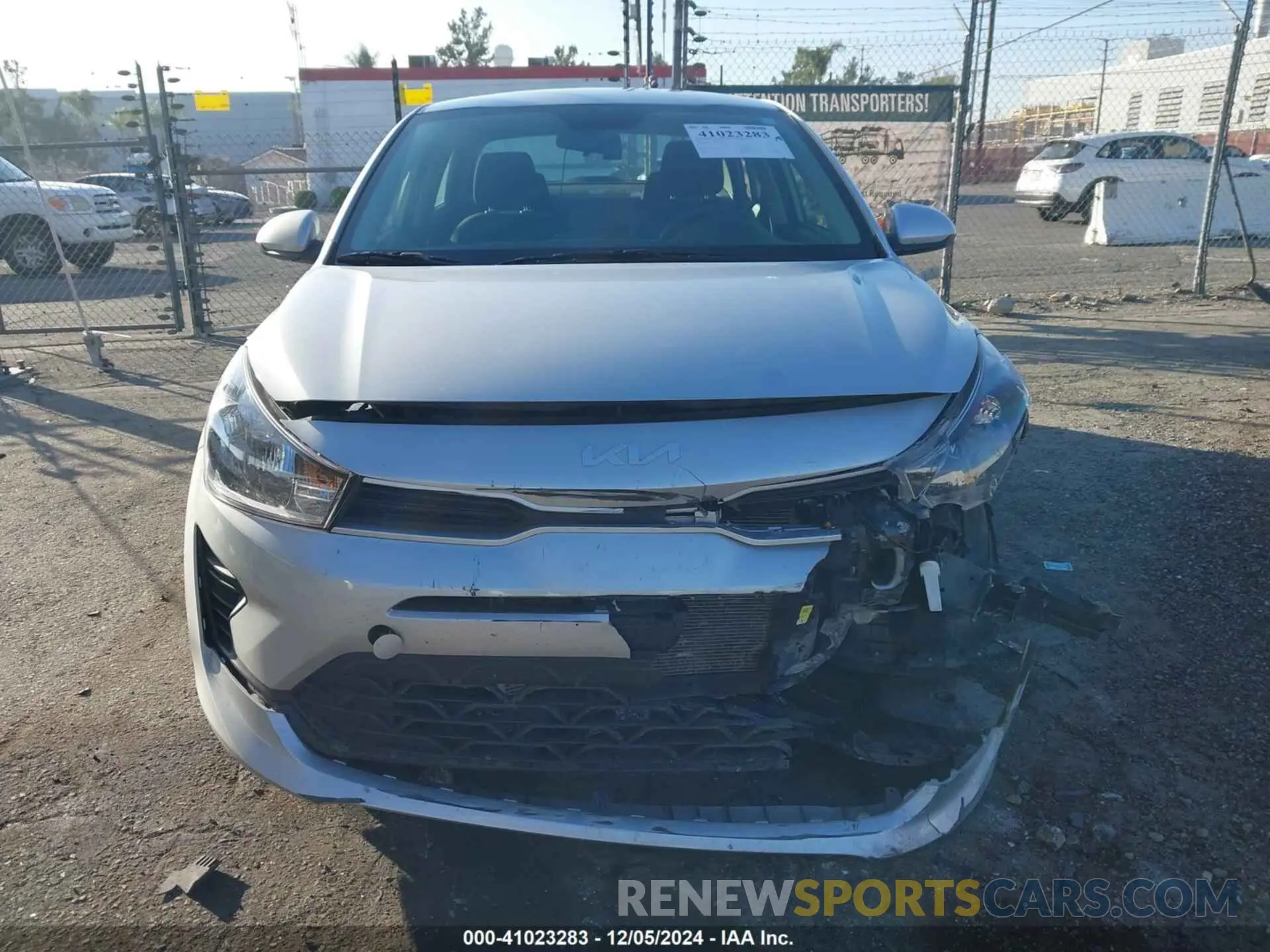 6 Photograph of a damaged car 3KPA24AD1PE599290 KIA RIO 2023