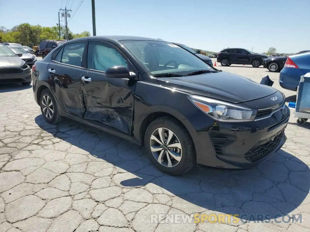 4 Фотография поврежденного автомобиля 3KPA24AD1PE612653 KIA RIO 2023