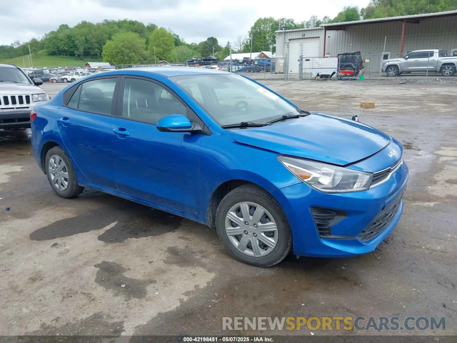 1 Photograph of a damaged car 3KPA24AD2PE528423 KIA RIO 2023