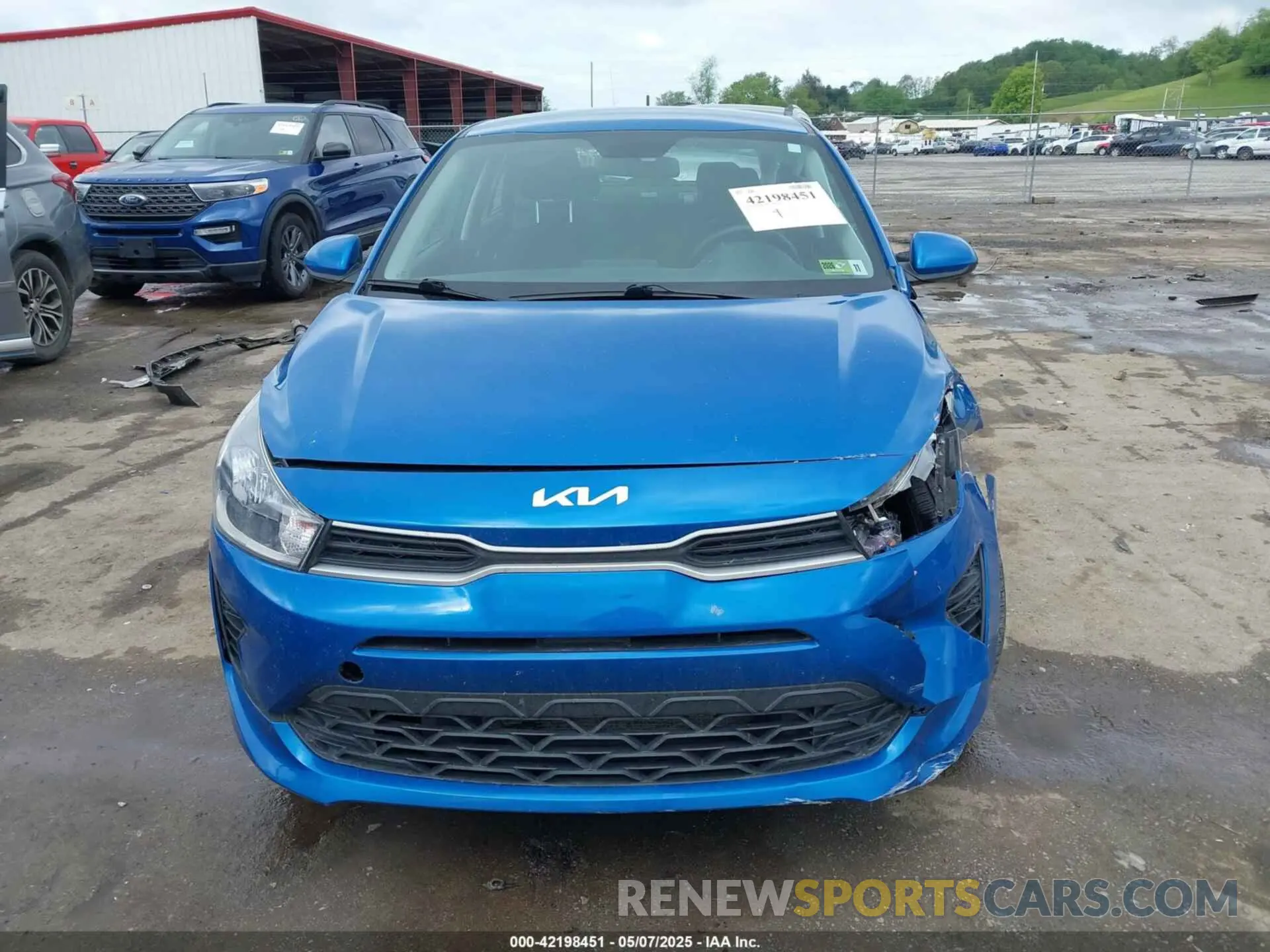 13 Photograph of a damaged car 3KPA24AD2PE528423 KIA RIO 2023