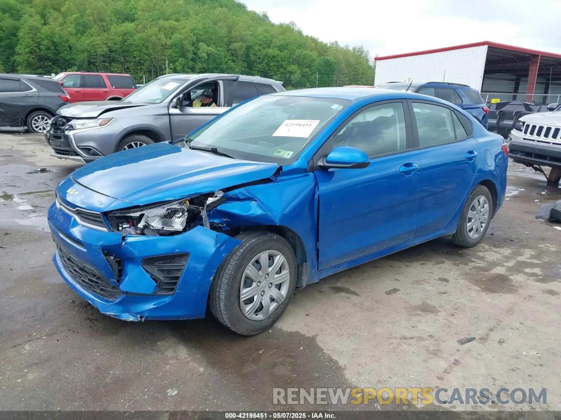2 Photograph of a damaged car 3KPA24AD2PE528423 KIA RIO 2023