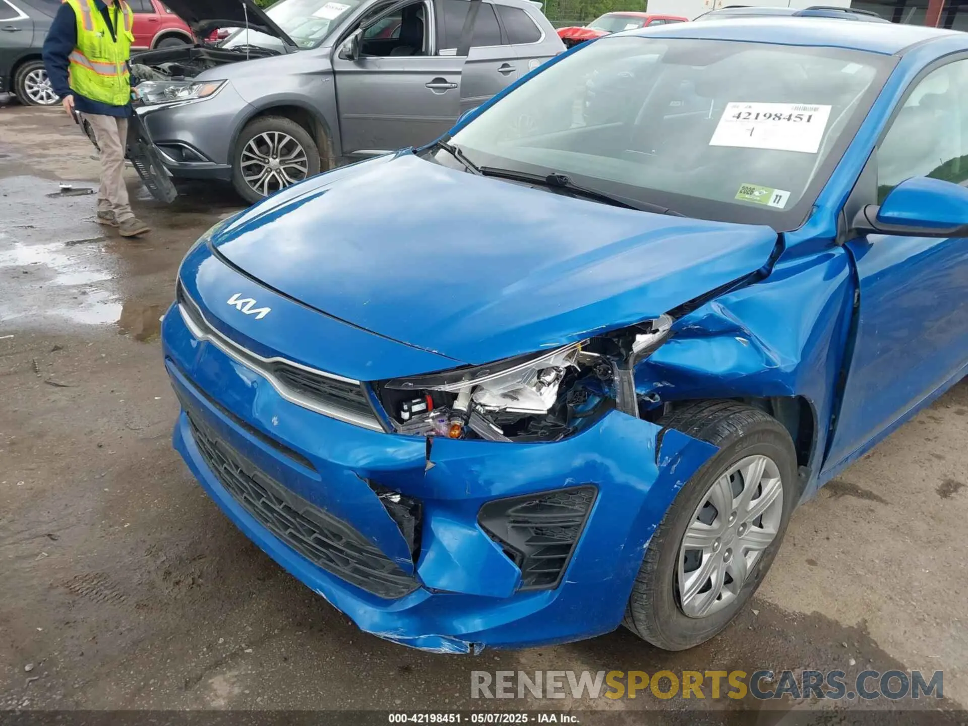 6 Photograph of a damaged car 3KPA24AD2PE528423 KIA RIO 2023