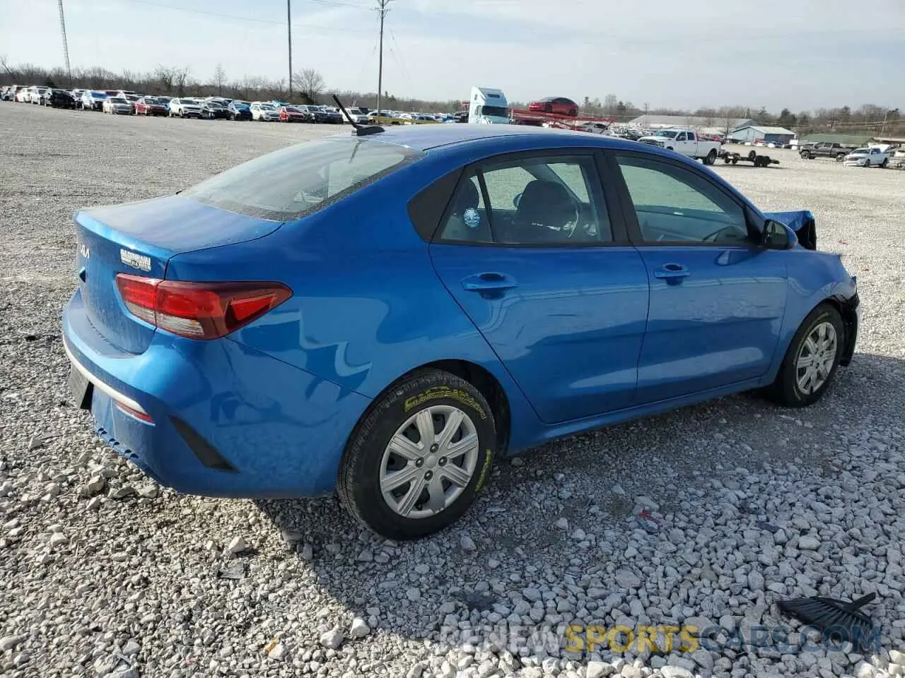 3 Photograph of a damaged car 3KPA24AD2PE529734 KIA RIO 2023