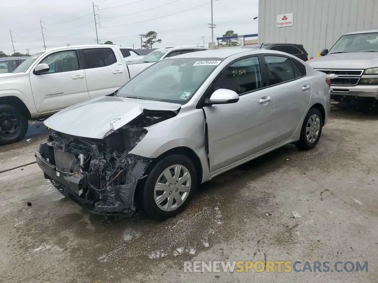 1 Photograph of a damaged car 3KPA24AD2PE600513 KIA RIO 2023