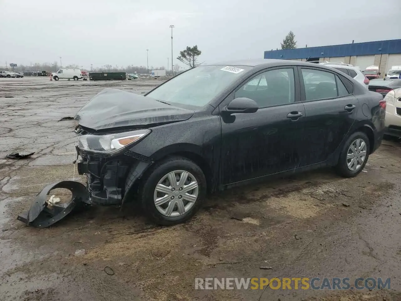 1 Photograph of a damaged car 3KPA24AD2PE616243 KIA RIO 2023