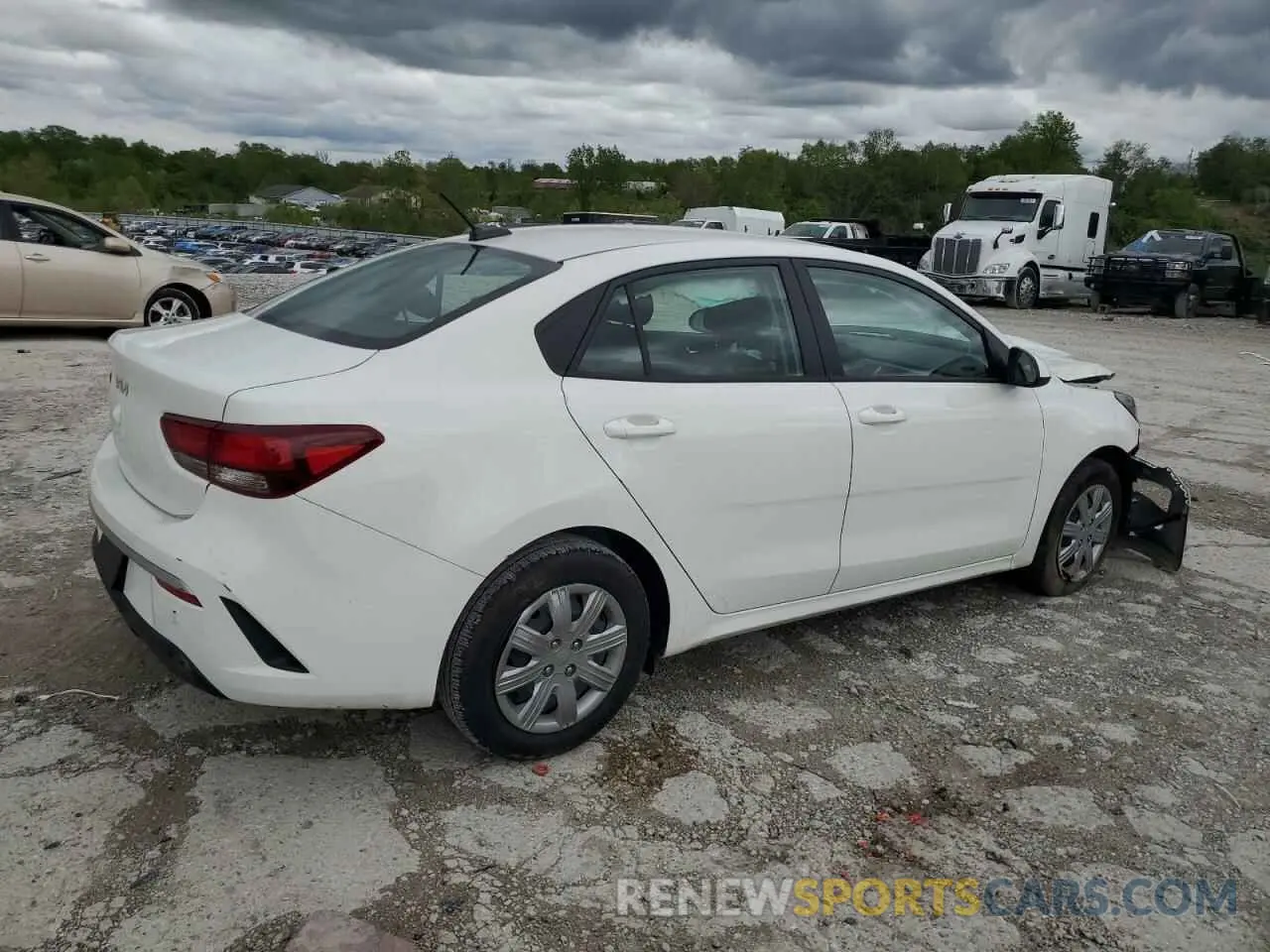 3 Фотография поврежденного автомобиля 3KPA24AD3PE533954 KIA RIO 2023