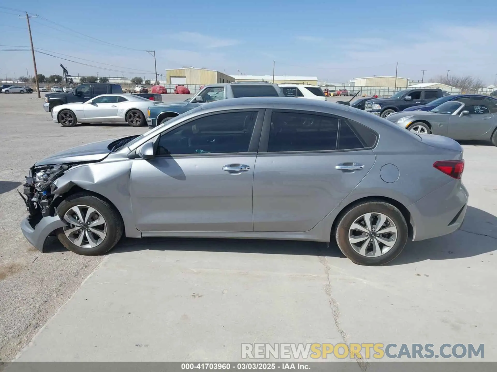 14 Photograph of a damaged car 3KPA24AD3PE592647 KIA RIO 2023
