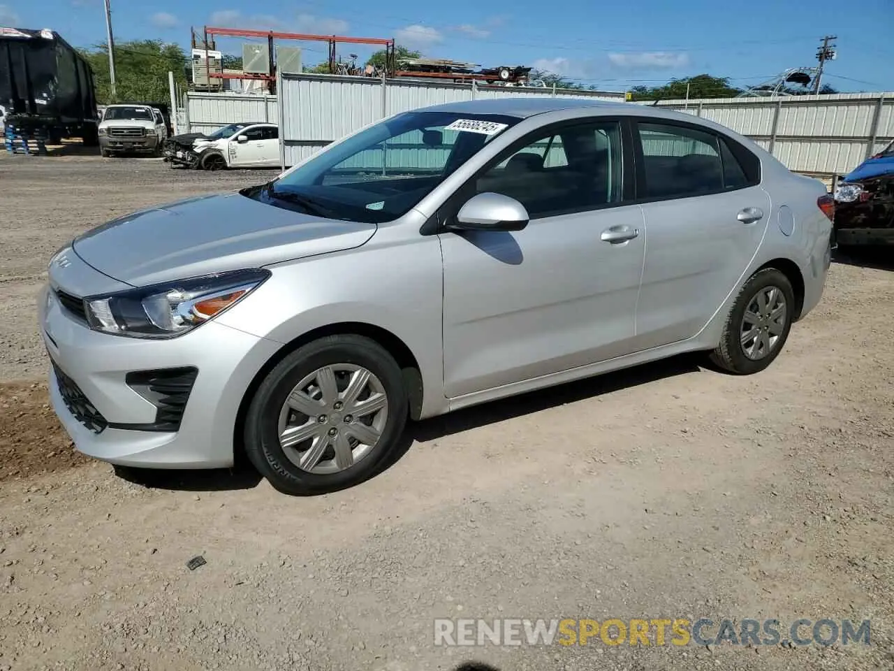 1 Photograph of a damaged car 3KPA24AD4PE518413 KIA RIO 2023
