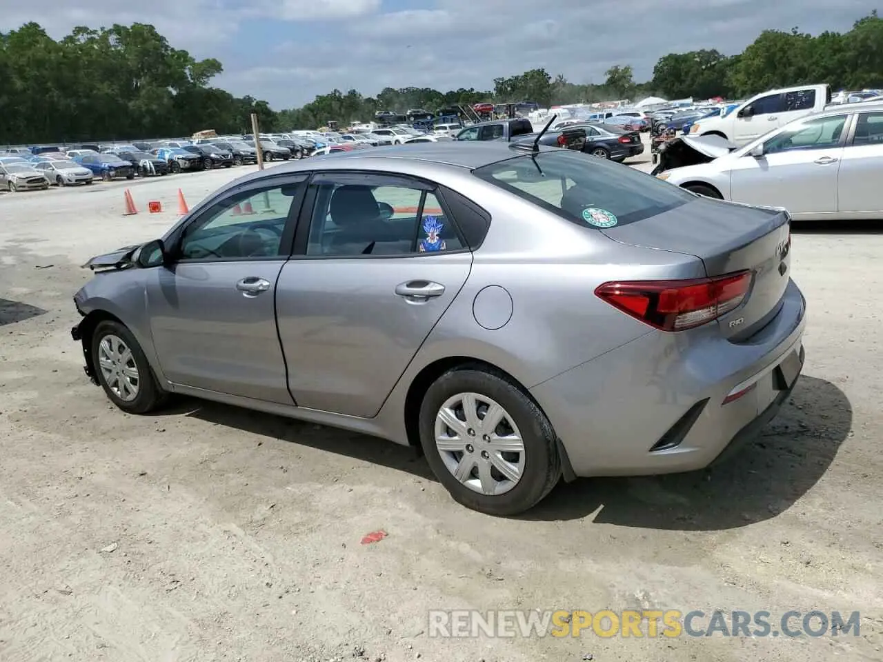 2 Photograph of a damaged car 3KPA24AD4PE522087 KIA RIO 2023