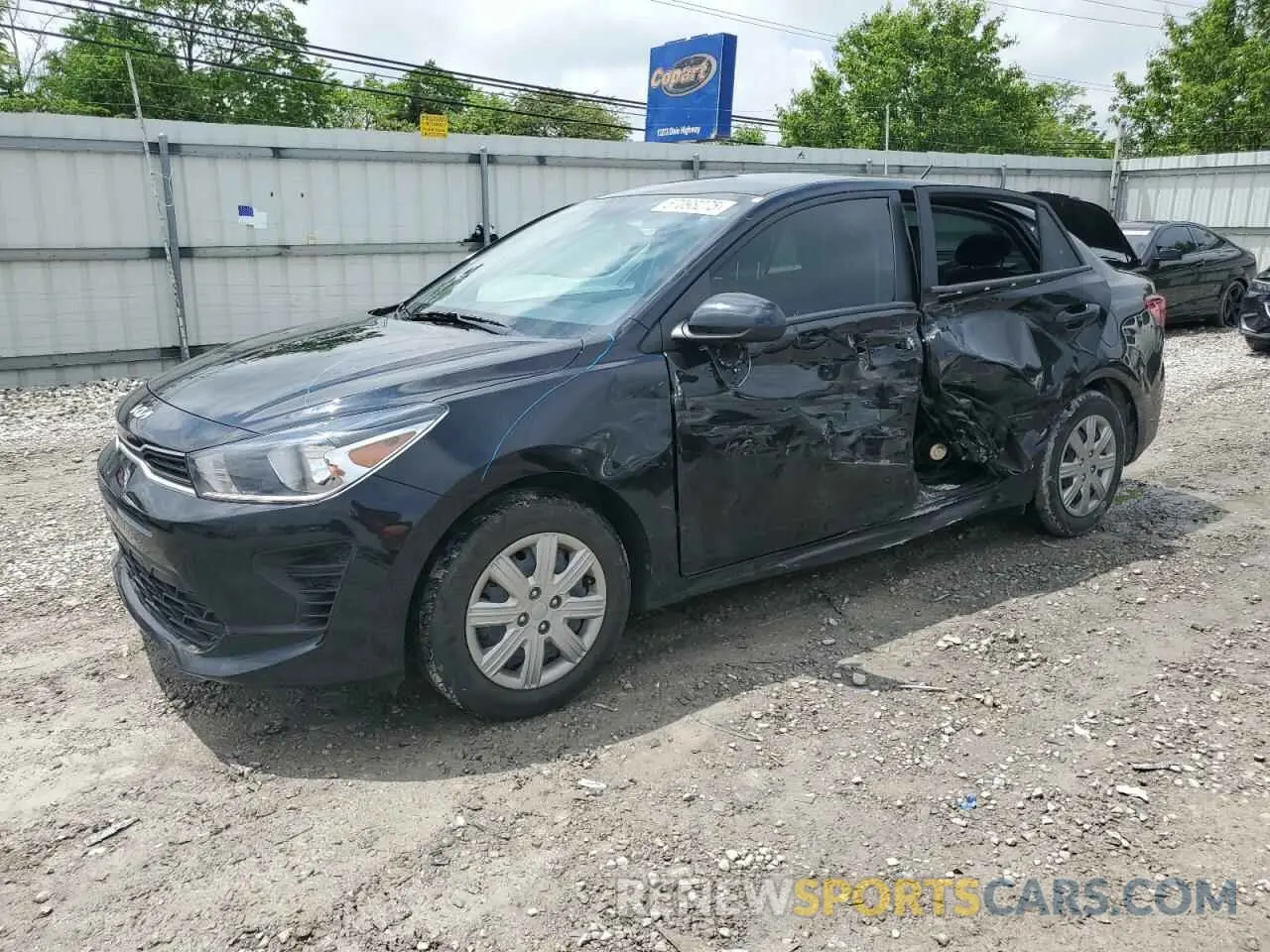 1 Photograph of a damaged car 3KPA24AD4PE598103 KIA RIO 2023