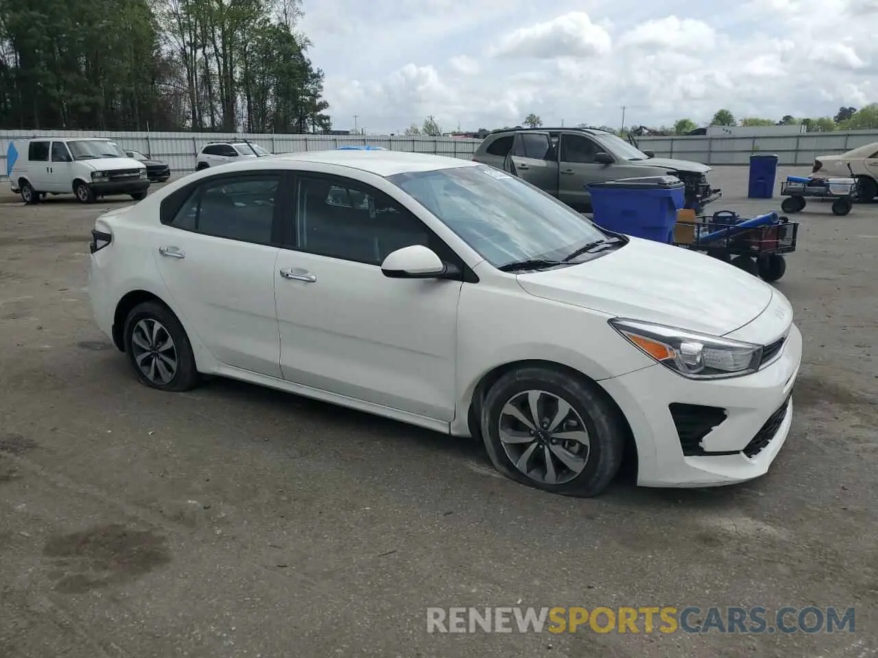 4 Фотография поврежденного автомобиля 3KPA24AD5PE520235 KIA RIO 2023