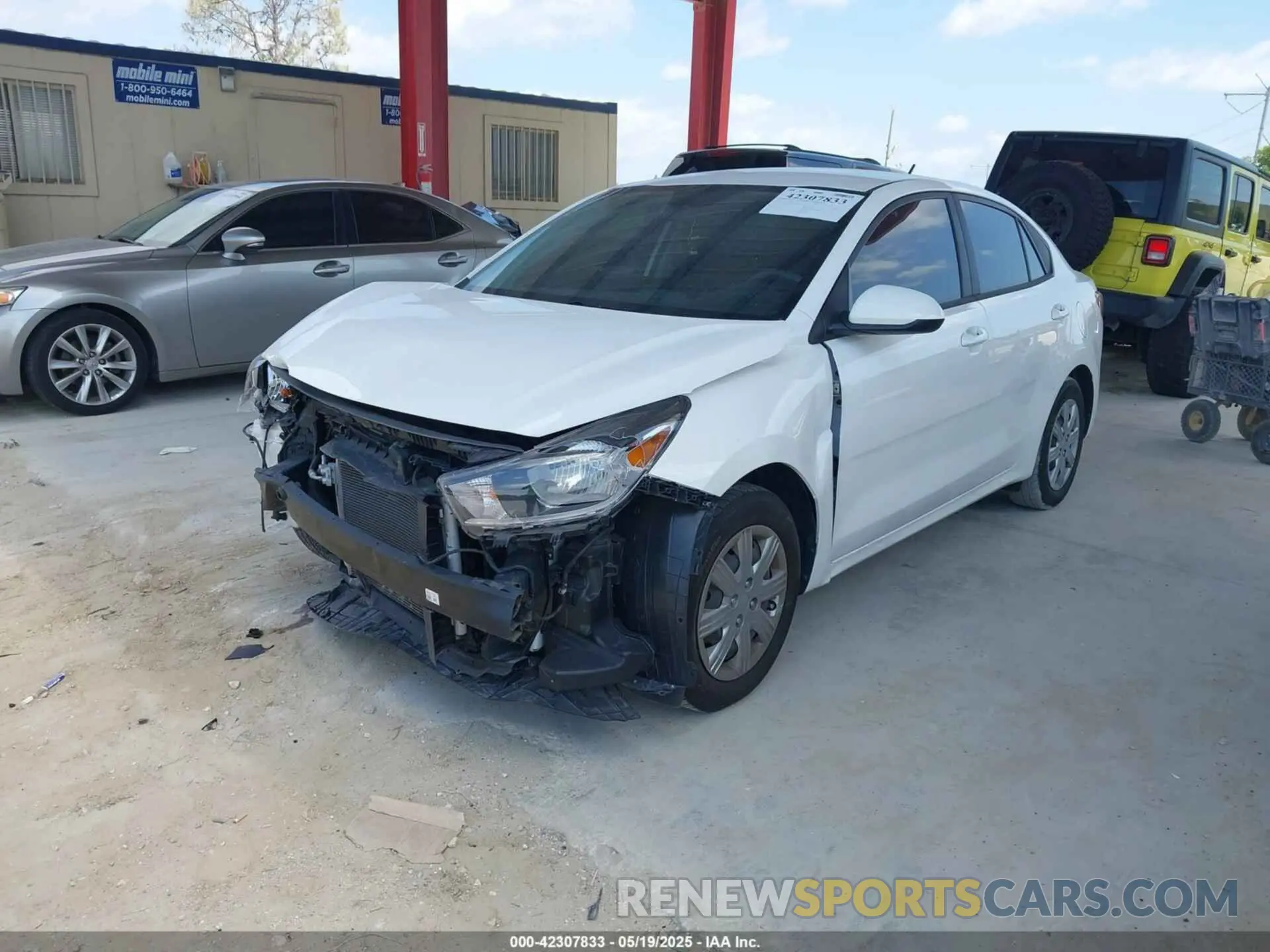 2 Photograph of a damaged car 3KPA24AD5PE566115 KIA RIO 2023