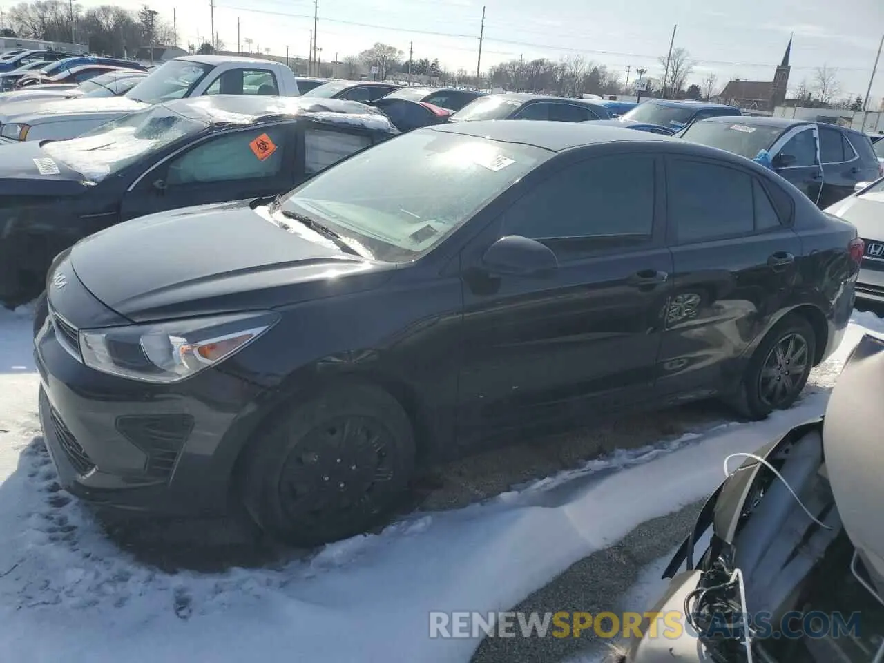 1 Photograph of a damaged car 3KPA24AD5PE605091 KIA RIO 2023