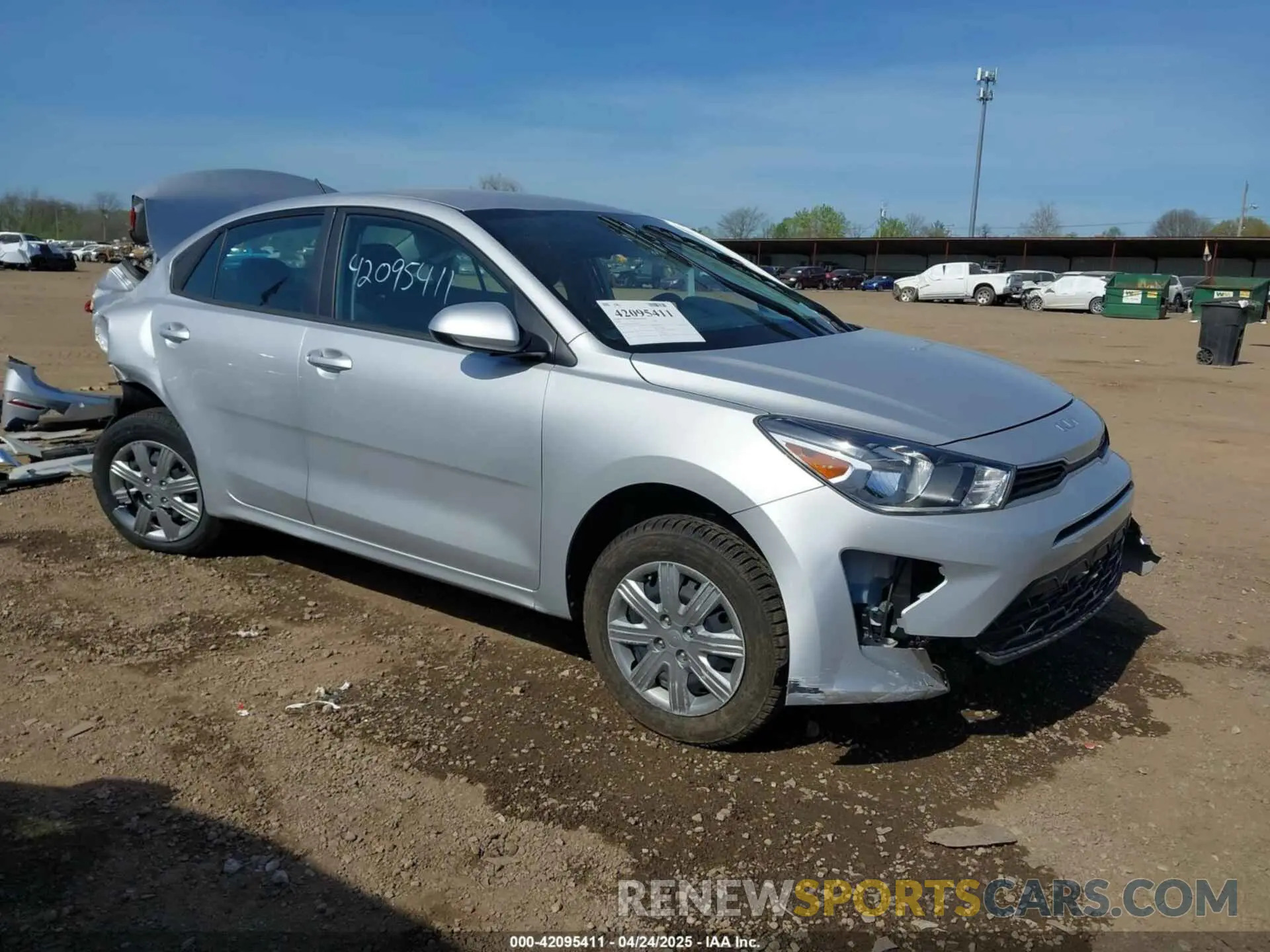 1 Фотография поврежденного автомобиля 3KPA24AD5PE627642 KIA RIO 2023