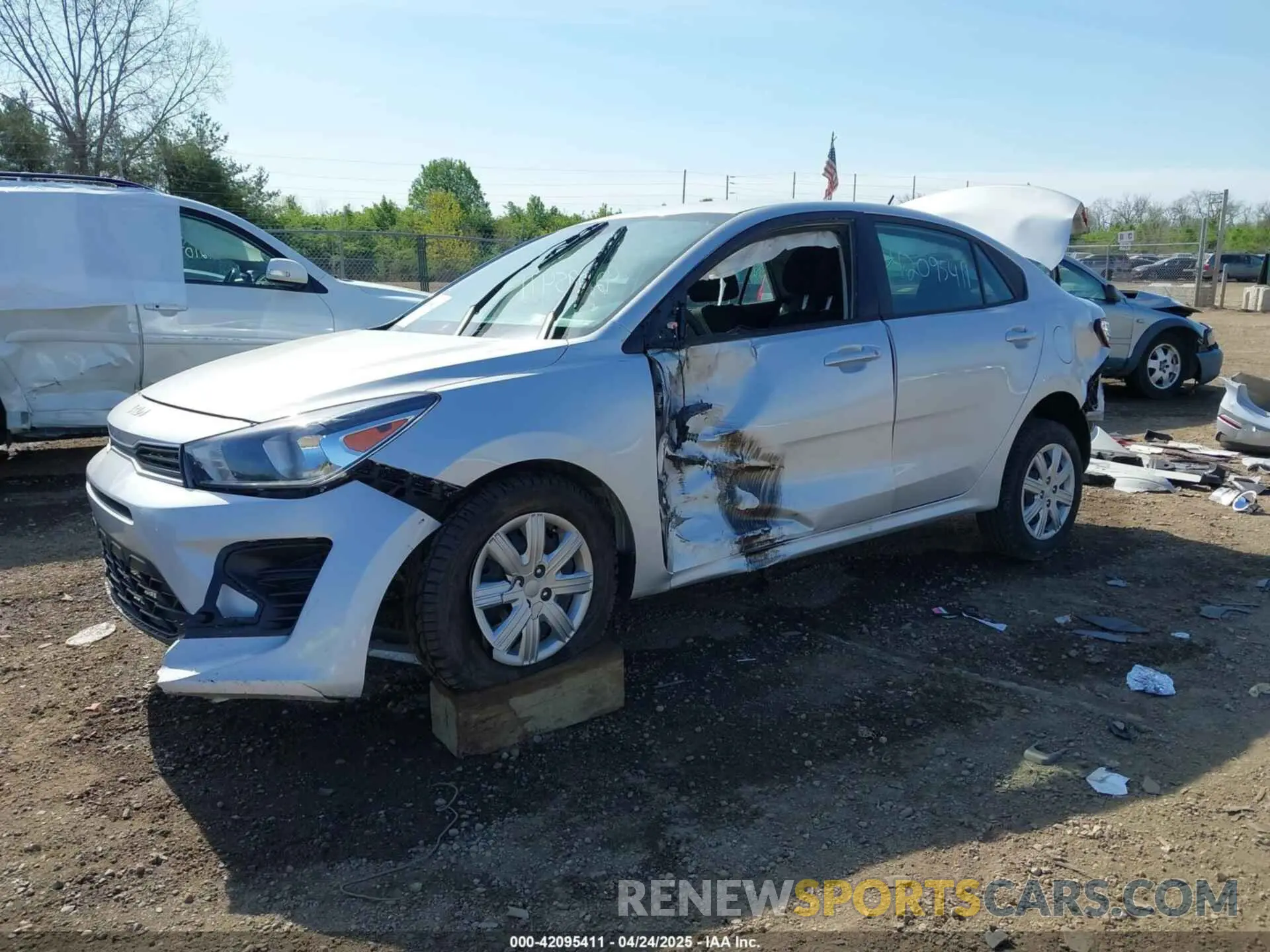 2 Фотография поврежденного автомобиля 3KPA24AD5PE627642 KIA RIO 2023