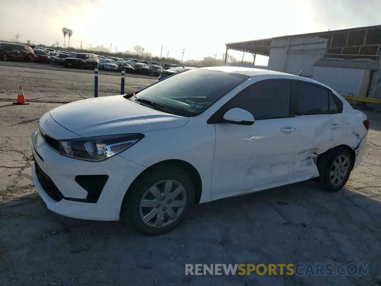 1 Photograph of a damaged car 3KPA24AD6PE606430 KIA RIO 2023