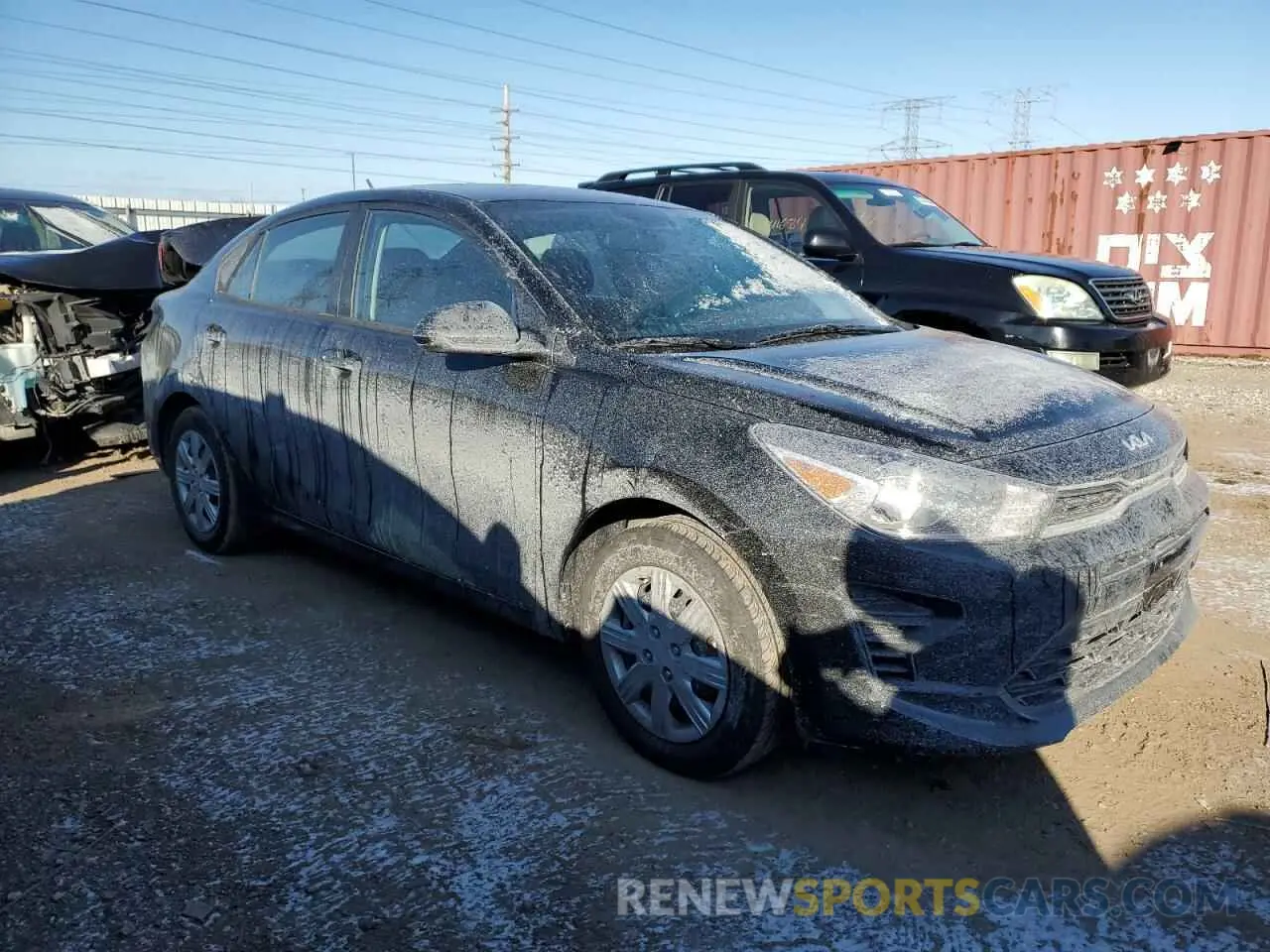 4 Photograph of a damaged car 3KPA24AD6PE628427 KIA RIO 2023