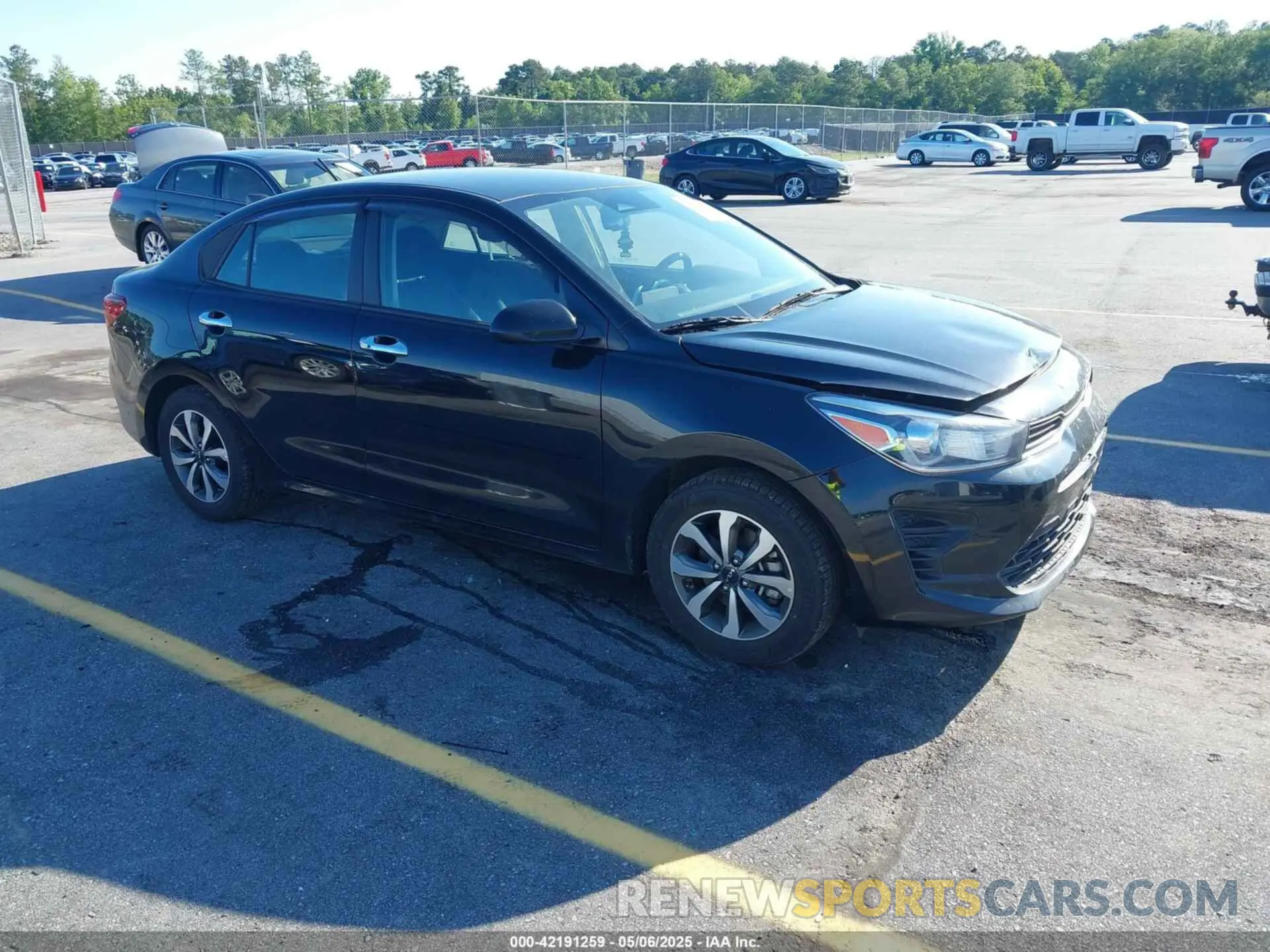 1 Photograph of a damaged car 3KPA24AD7PE540485 KIA RIO 2023
