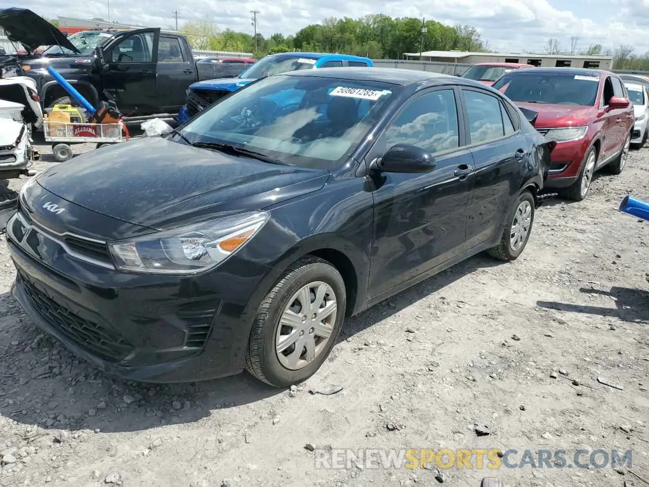 1 Фотография поврежденного автомобиля 3KPA24AD7PE576869 KIA RIO 2023