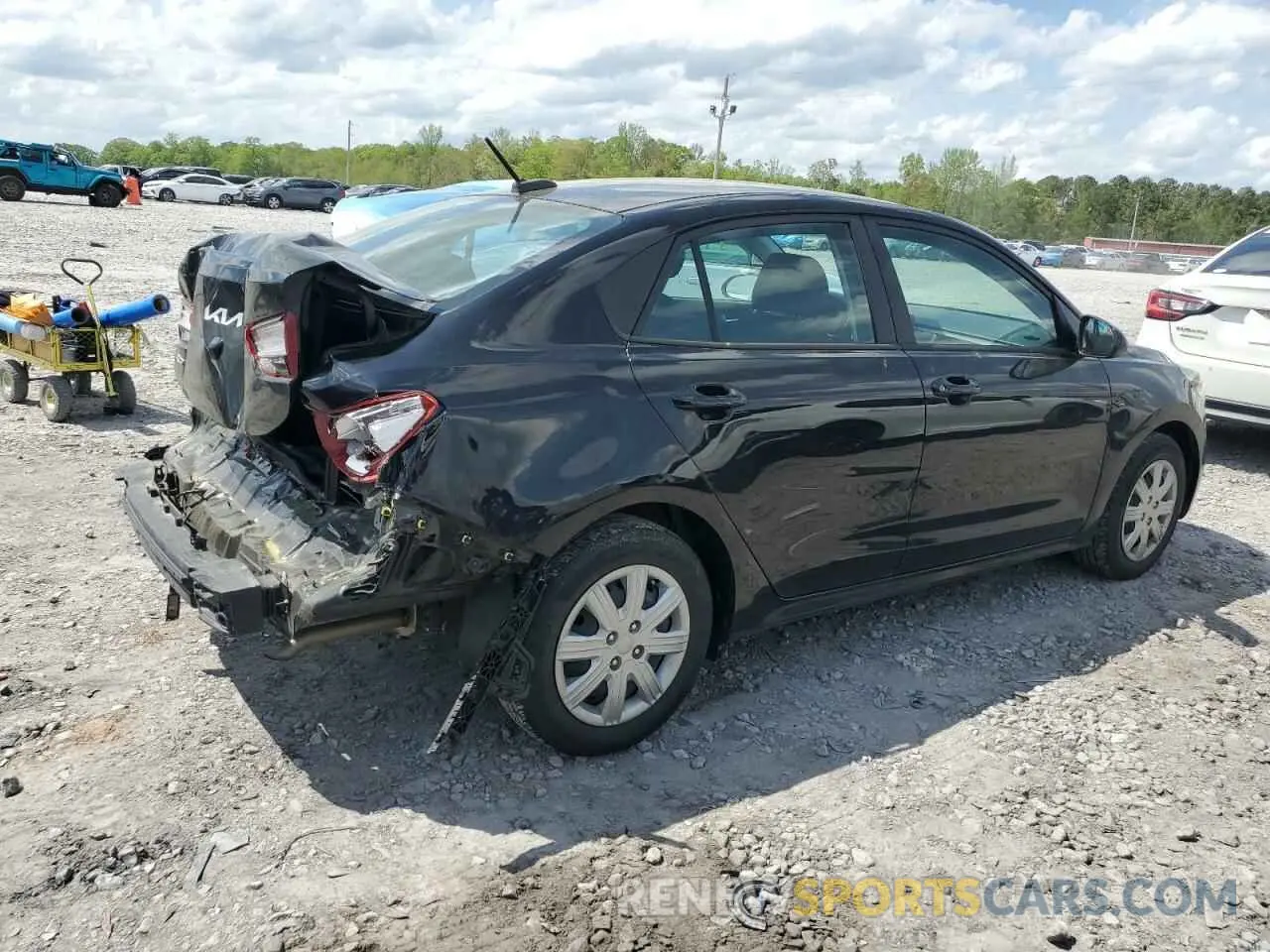 3 Фотография поврежденного автомобиля 3KPA24AD7PE576869 KIA RIO 2023